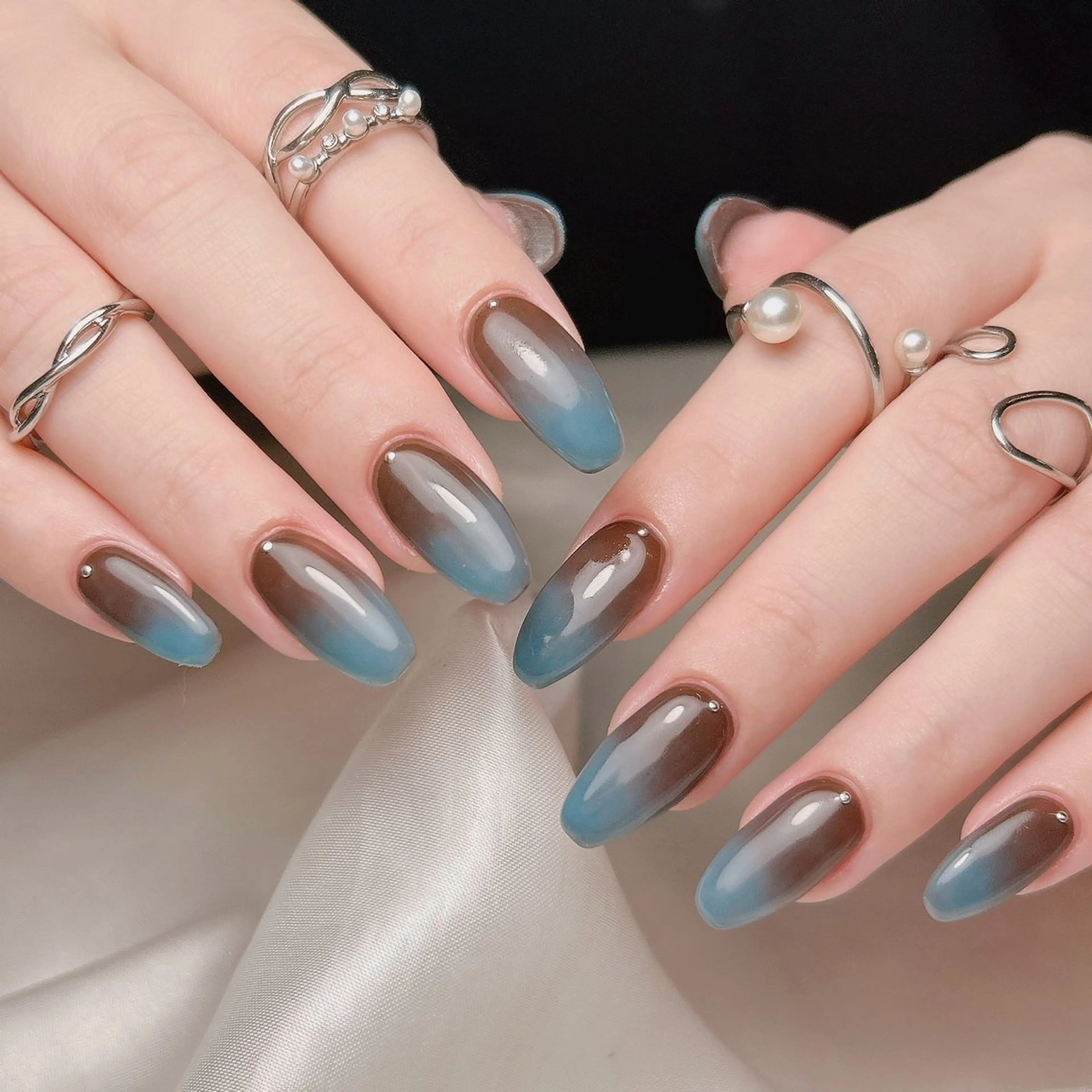 ネイル グラデーション ハンドネイル junna 金山.東別院.上前津のネイルデザイン