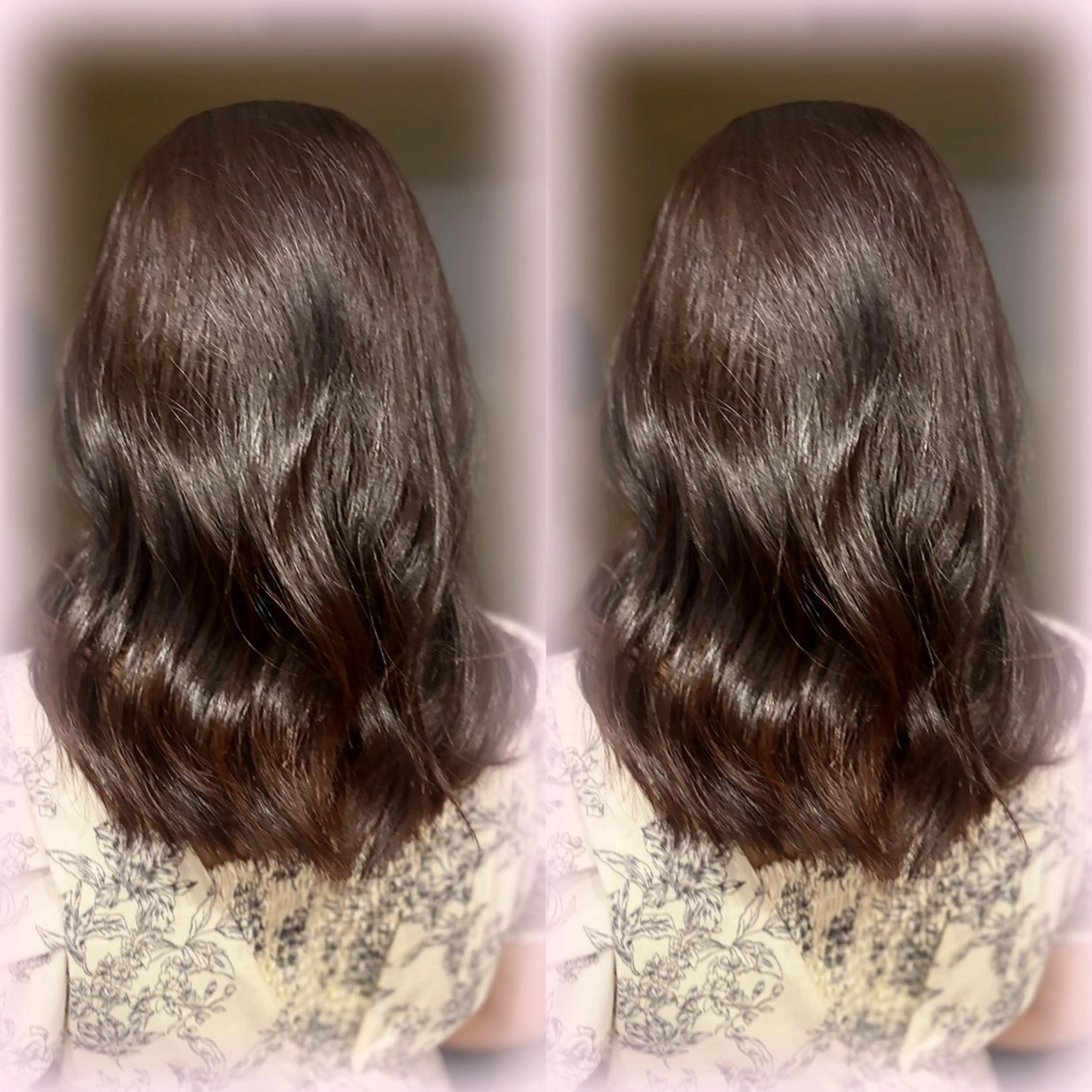 ミディアム カラー ラベンダーカラー ピンクカラー ピンクラベンダー Sugar所属・猪妻 采蘭のヘアスタイル