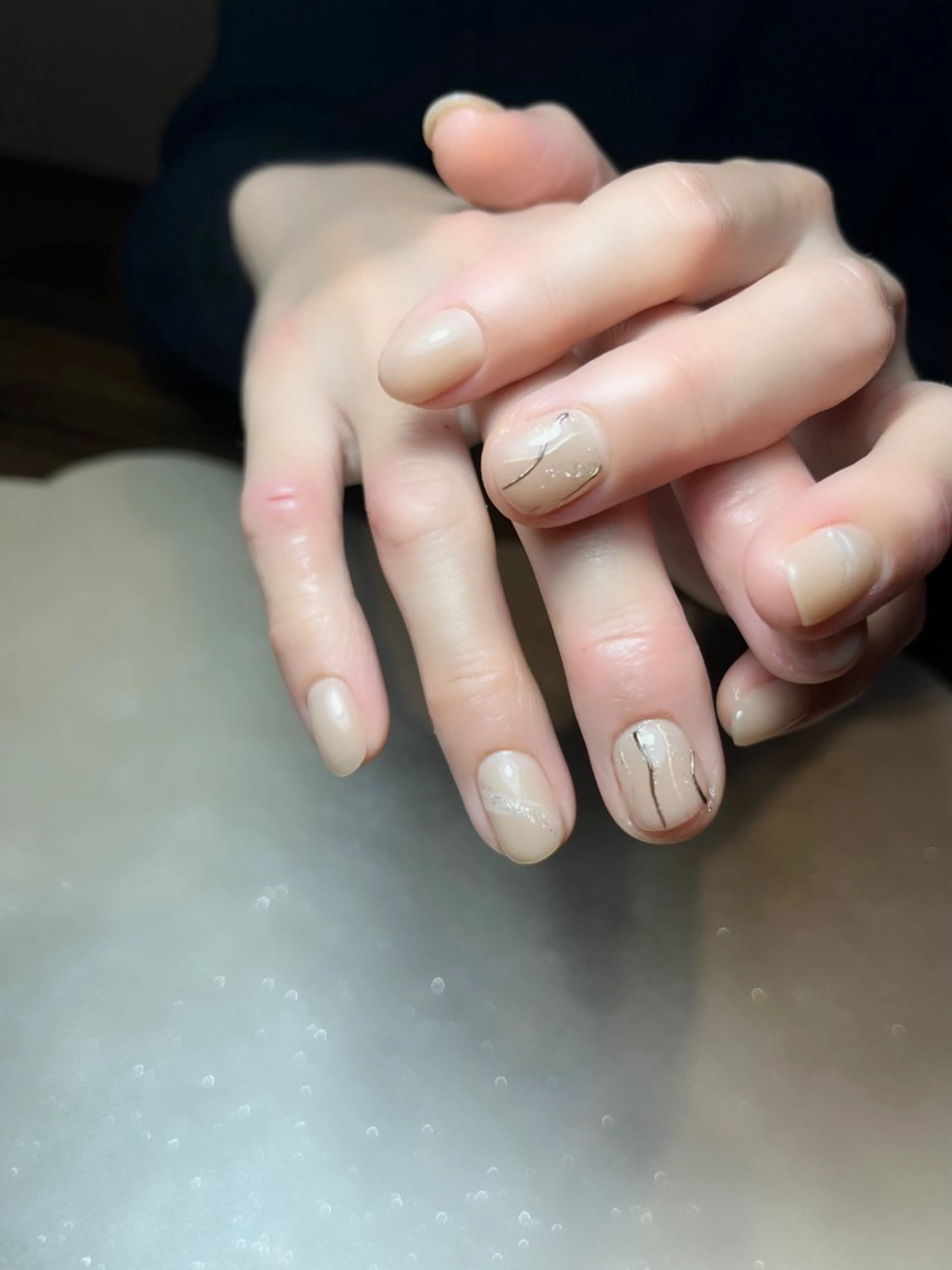 ネイル 持ち込み 𝐴𝑁𝑈𝐸 トラブル爪育成専門のネイルデザイン