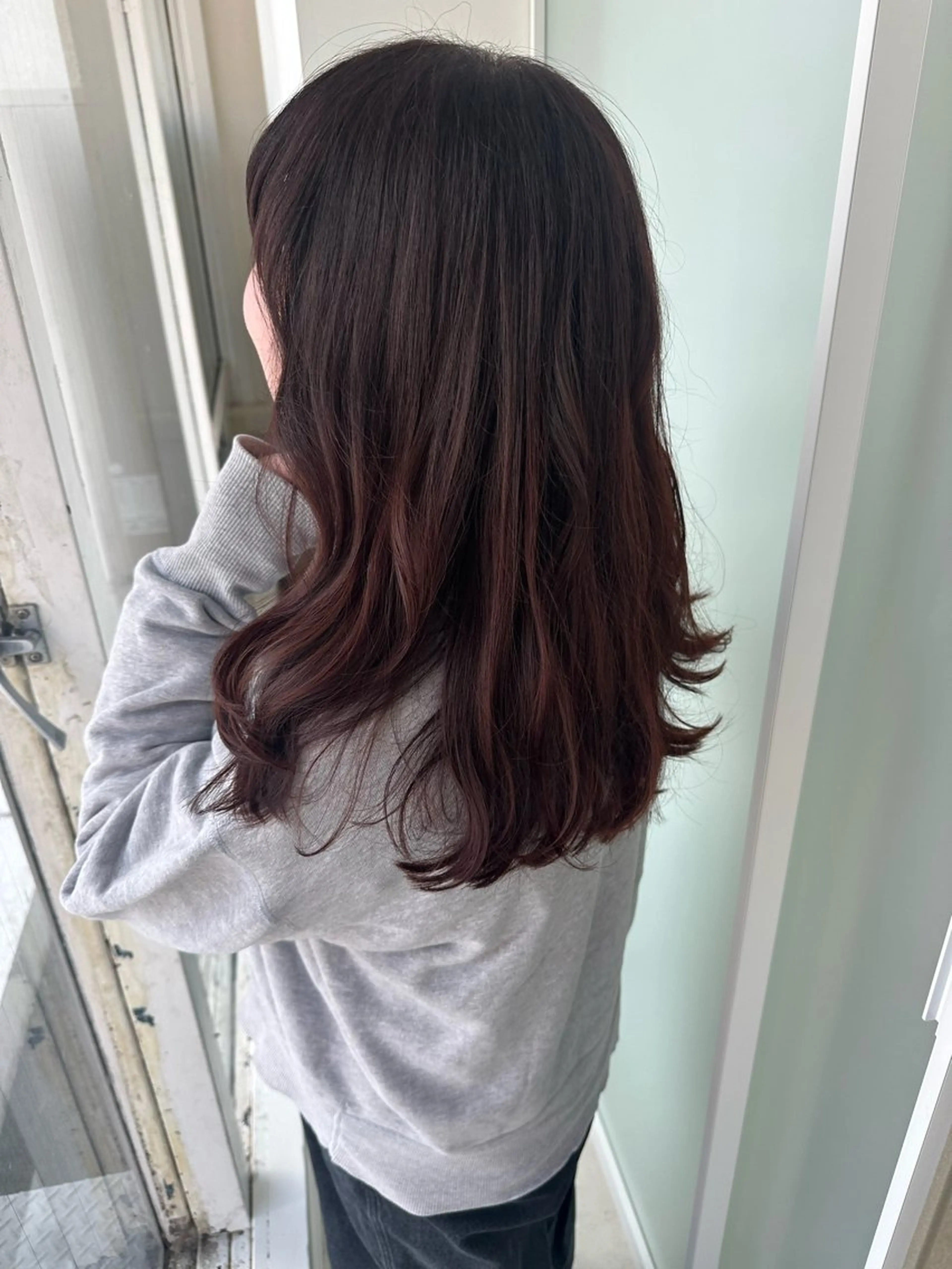 セミロング カラー カット ヘアカラー トリートメント ヘアセット/艶カラー 💐nao.のヘアスタイル