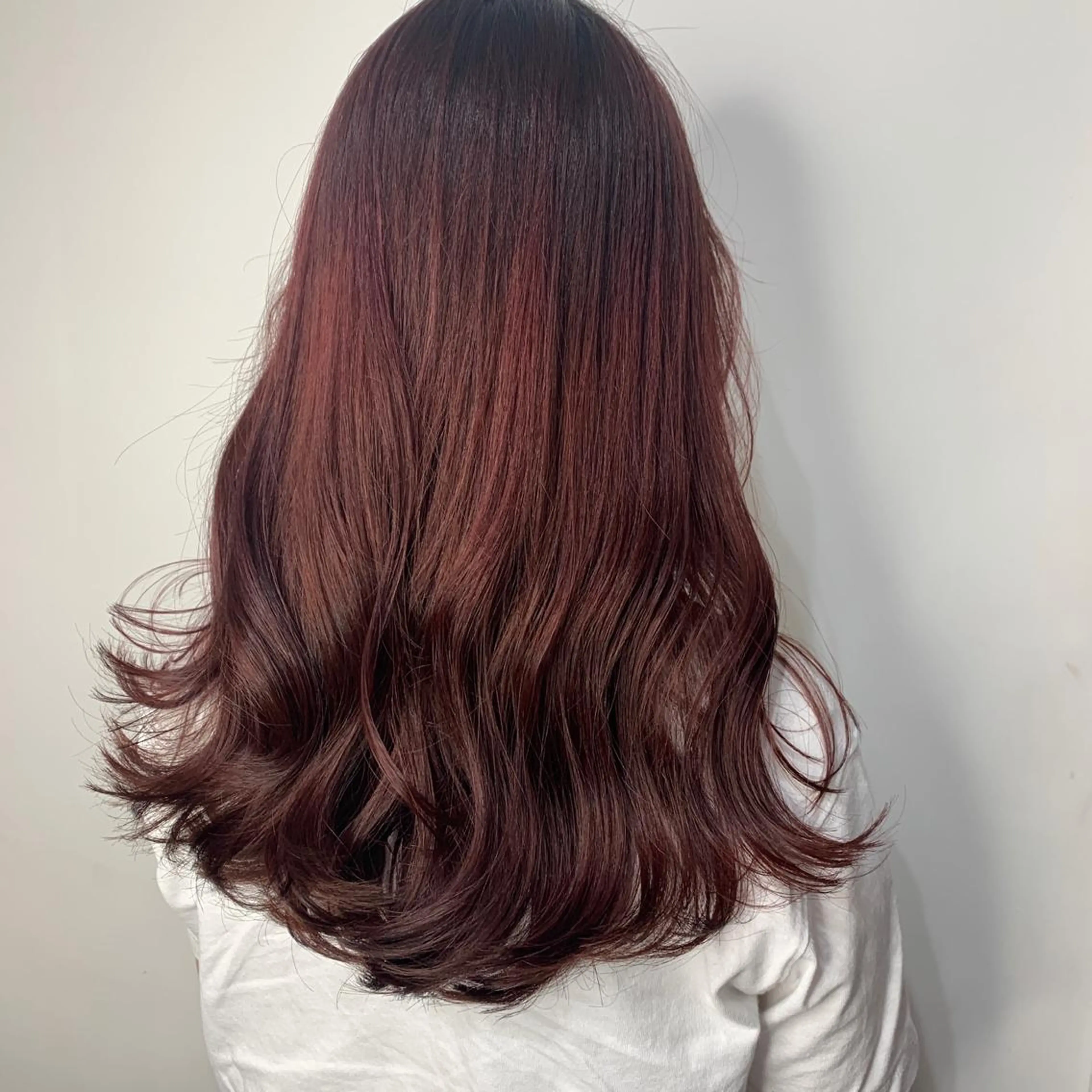 セミロング カラー ヘアカラー トリートメント HARUKA韓国ヘア /Luana梅田のヘアスタイル