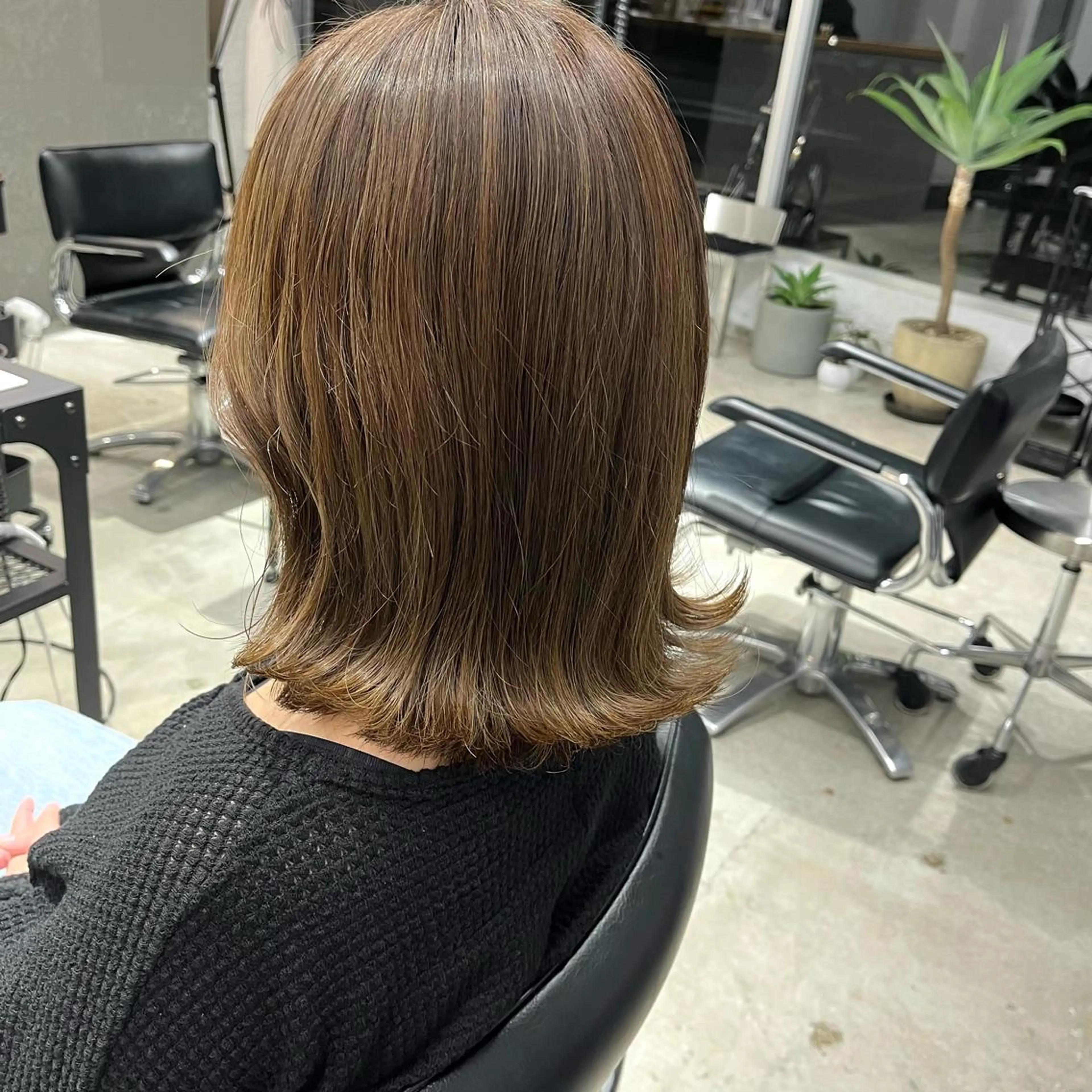 ミディアム ハイライト baton  hair salon所属・✽透明感ｶﾗｰ ✽ 🍆那須ももこ🍑のヘアスタイル