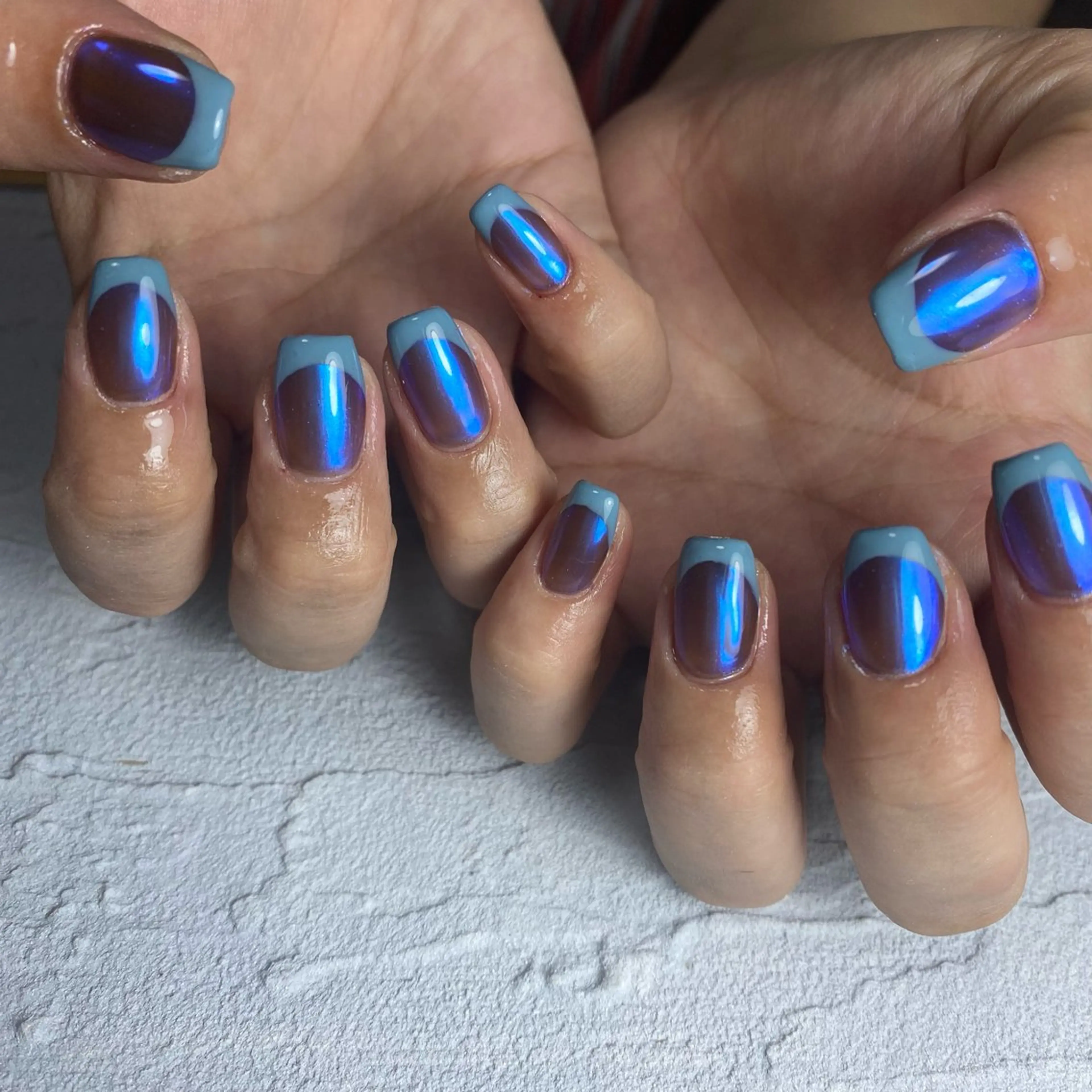 ネイル ミラーネイル ハンドネイル Re:Smil所属・☺︎ NOZOMI☺︎のネイルデザイン