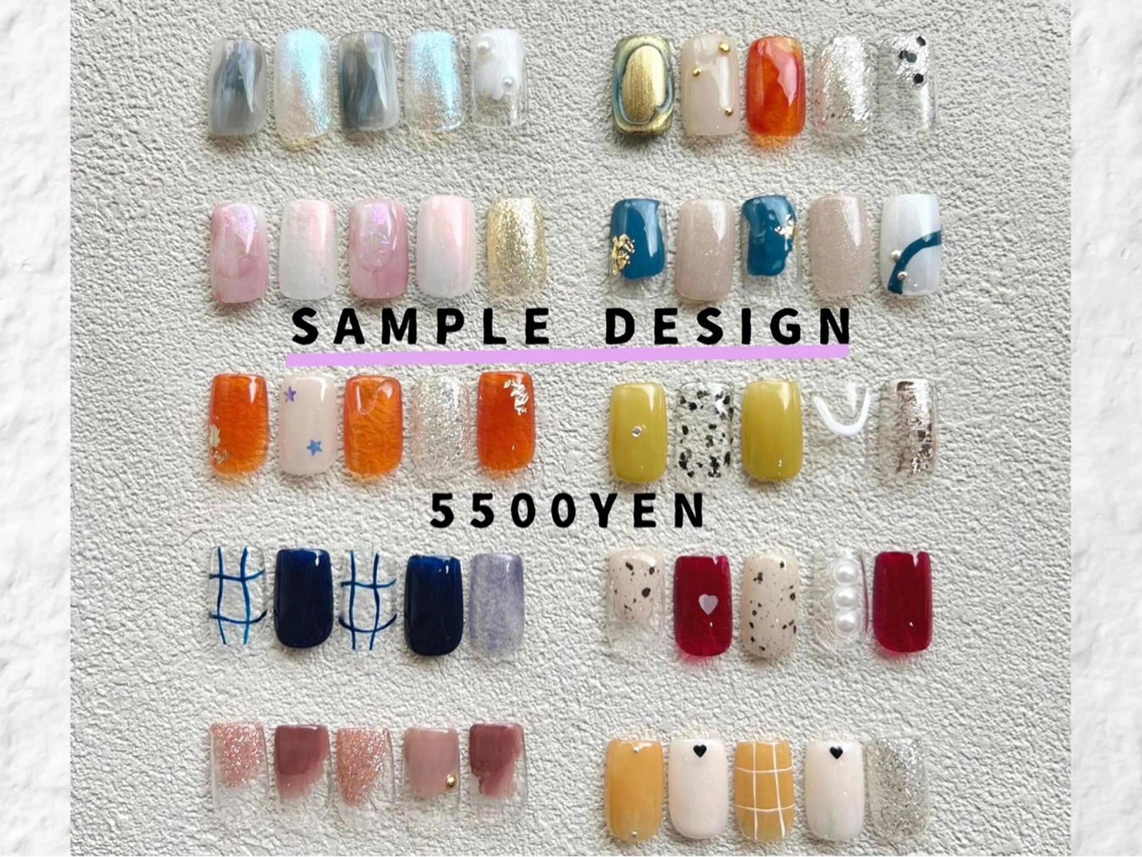 【今日限定‼️】付け替えオフ無料！sample design✩.*˚*￥6500⇒￥5500の写真