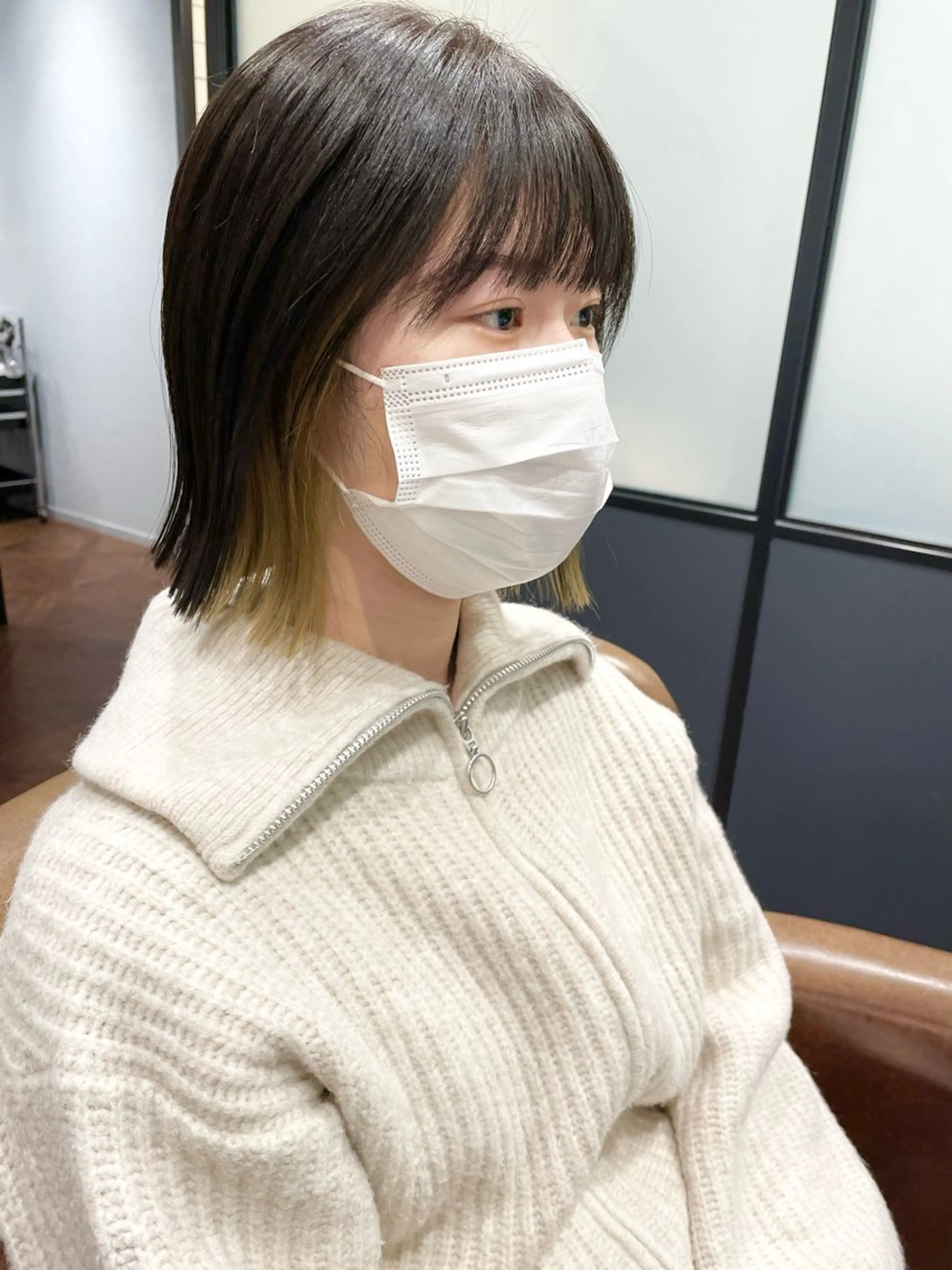 ショート カラー カット ヘッドスパ 大川 美優のヘアスタイル