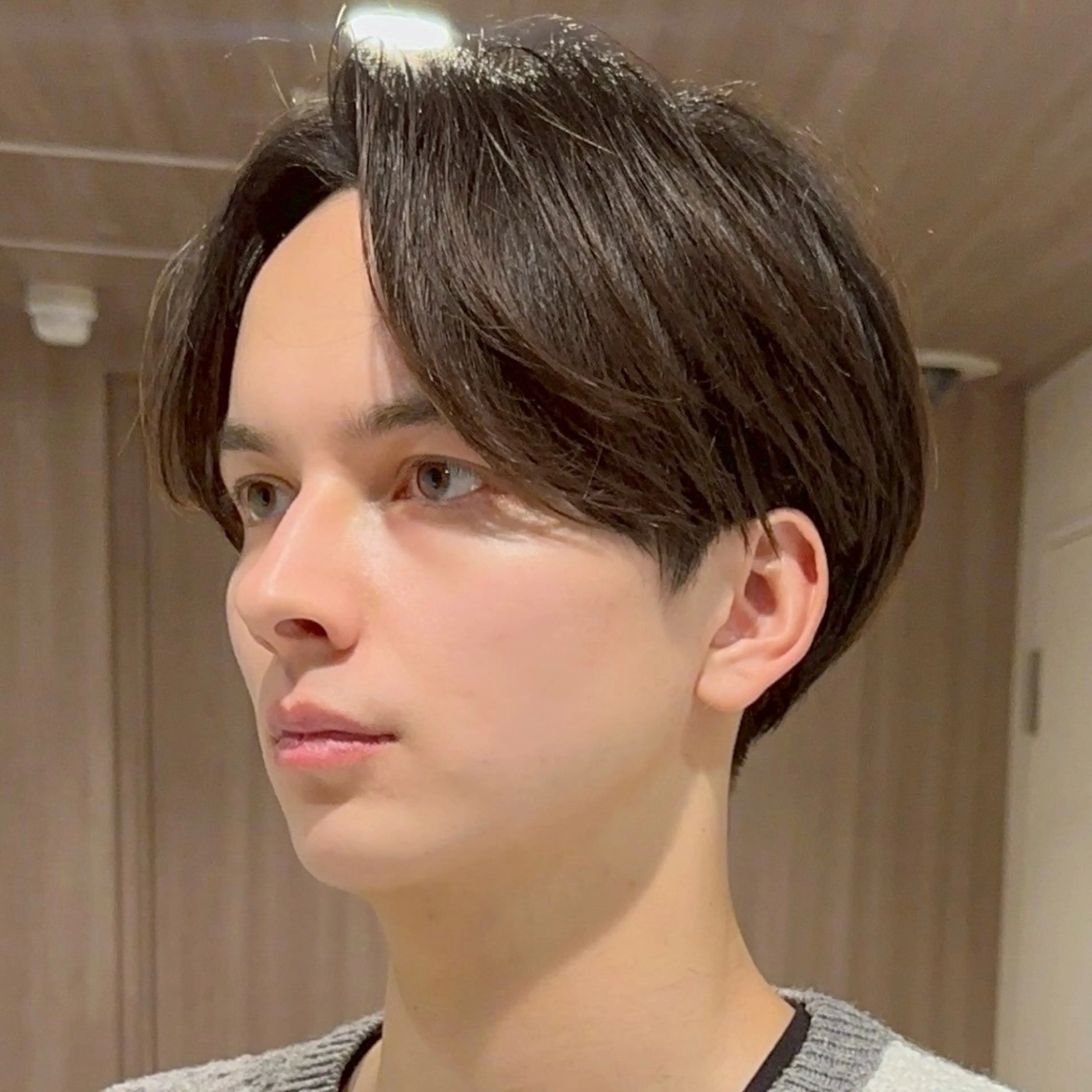 メンズ センターパート メンズ韓国風 韓国マッシュ マッシュ メンズパーマ カット yori所属・メンズパーマ/メンズ カット/たばたよしきのヘアスタイル