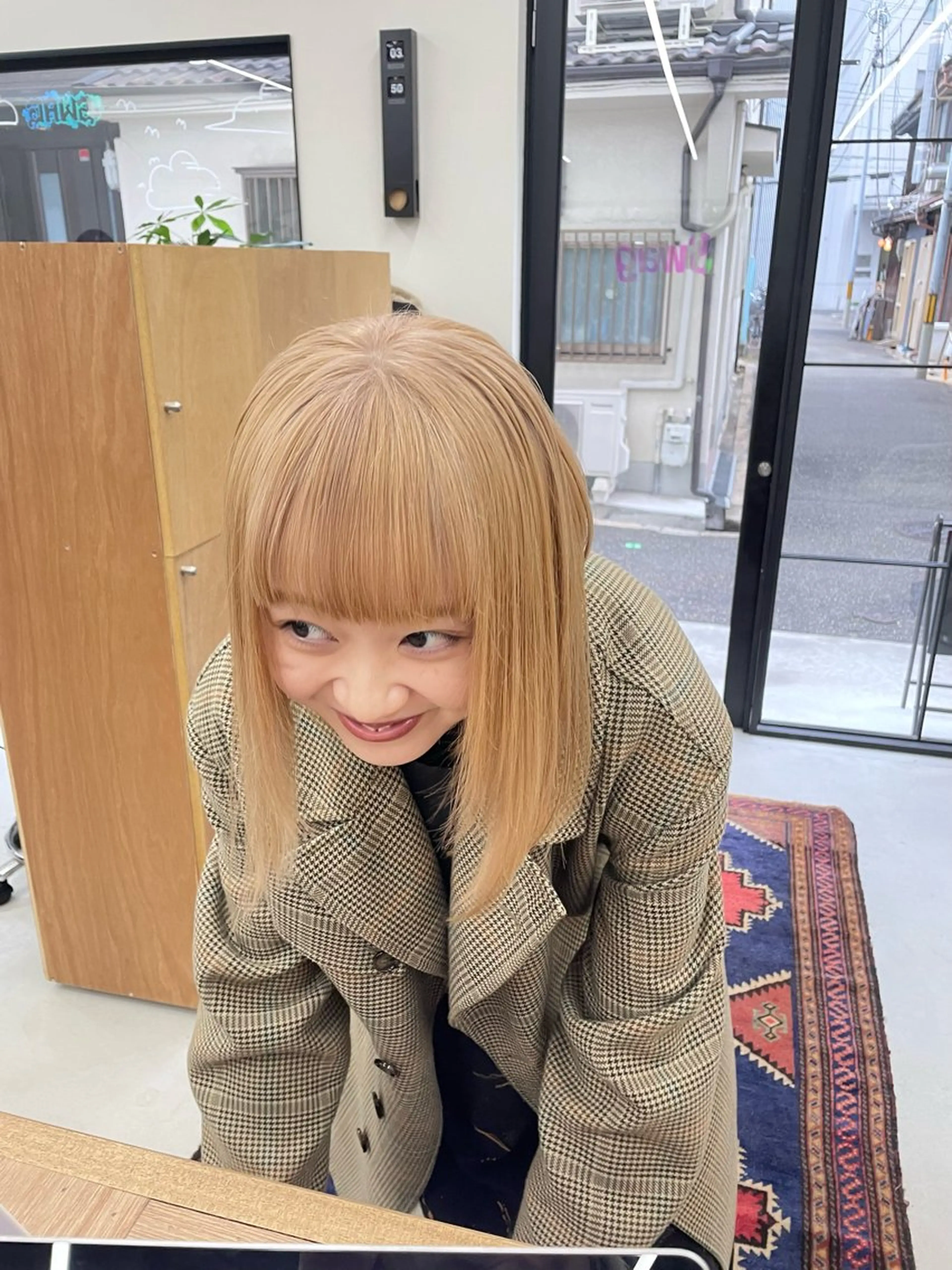 ミディアム カラー パーマ ヘアアレンジ メンズ カット ヘアカラー トリートメント tatsumi/ボブ ウルフ/レイヤーのヘアスタイル