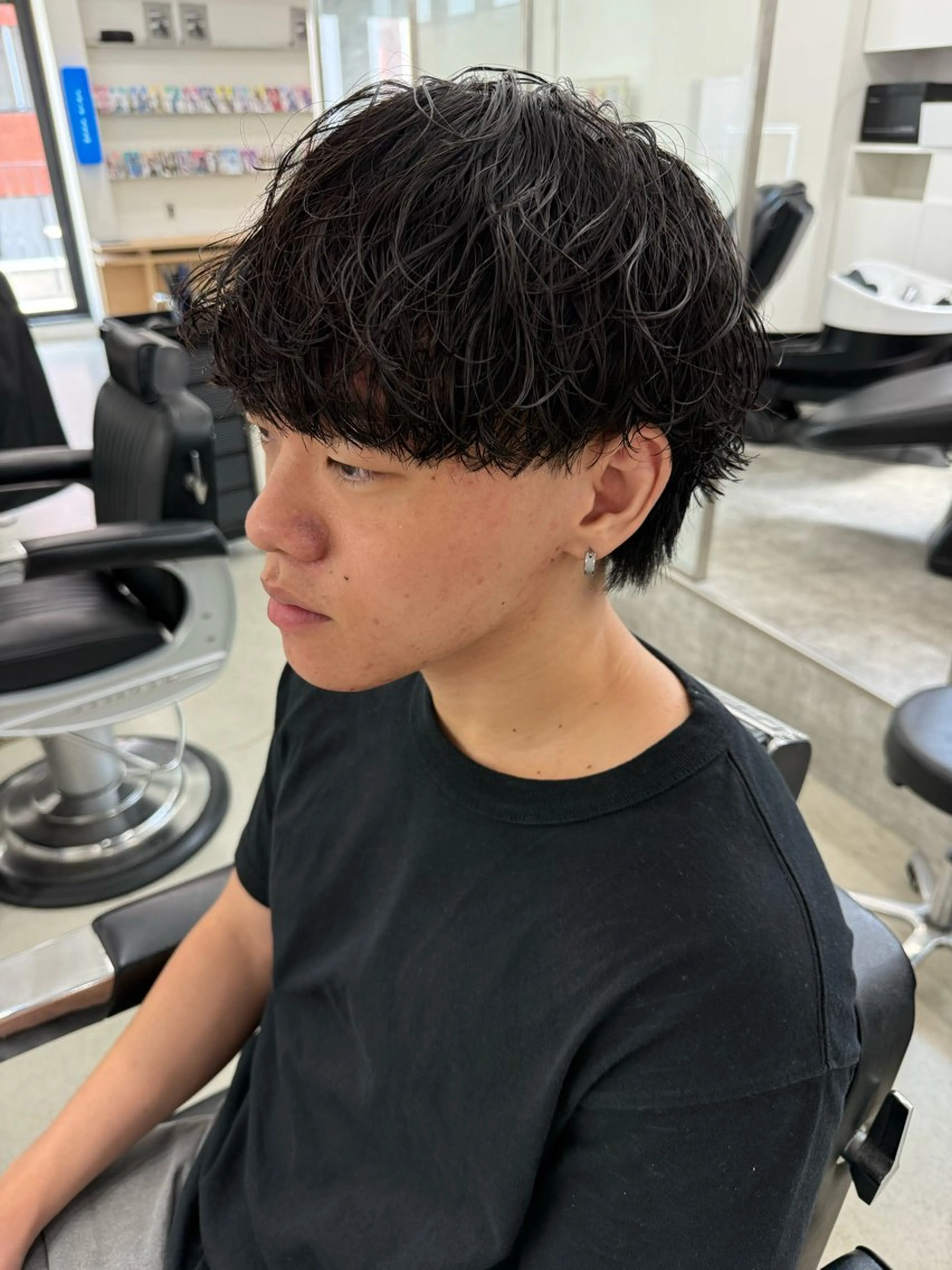 ショート カラー パーマ メンズ カット パーマ トリートメント 亀井隆汰/メンズ専門 パーマ特化美容師のヘアスタイル