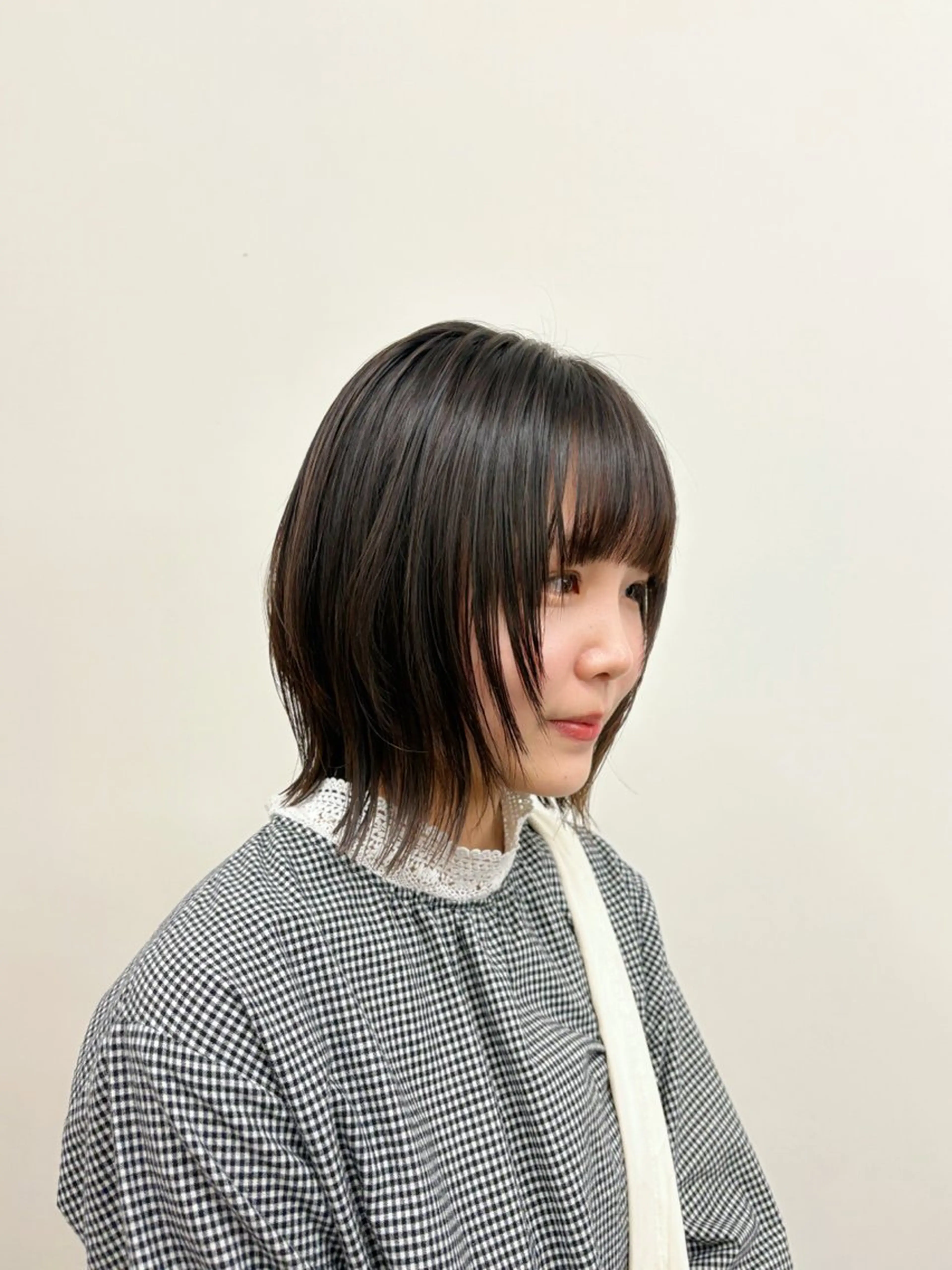 ミディアム 顔まわりレイヤー 顔周りカット レイヤーカット Koya ショート/ボブのヘアスタイル