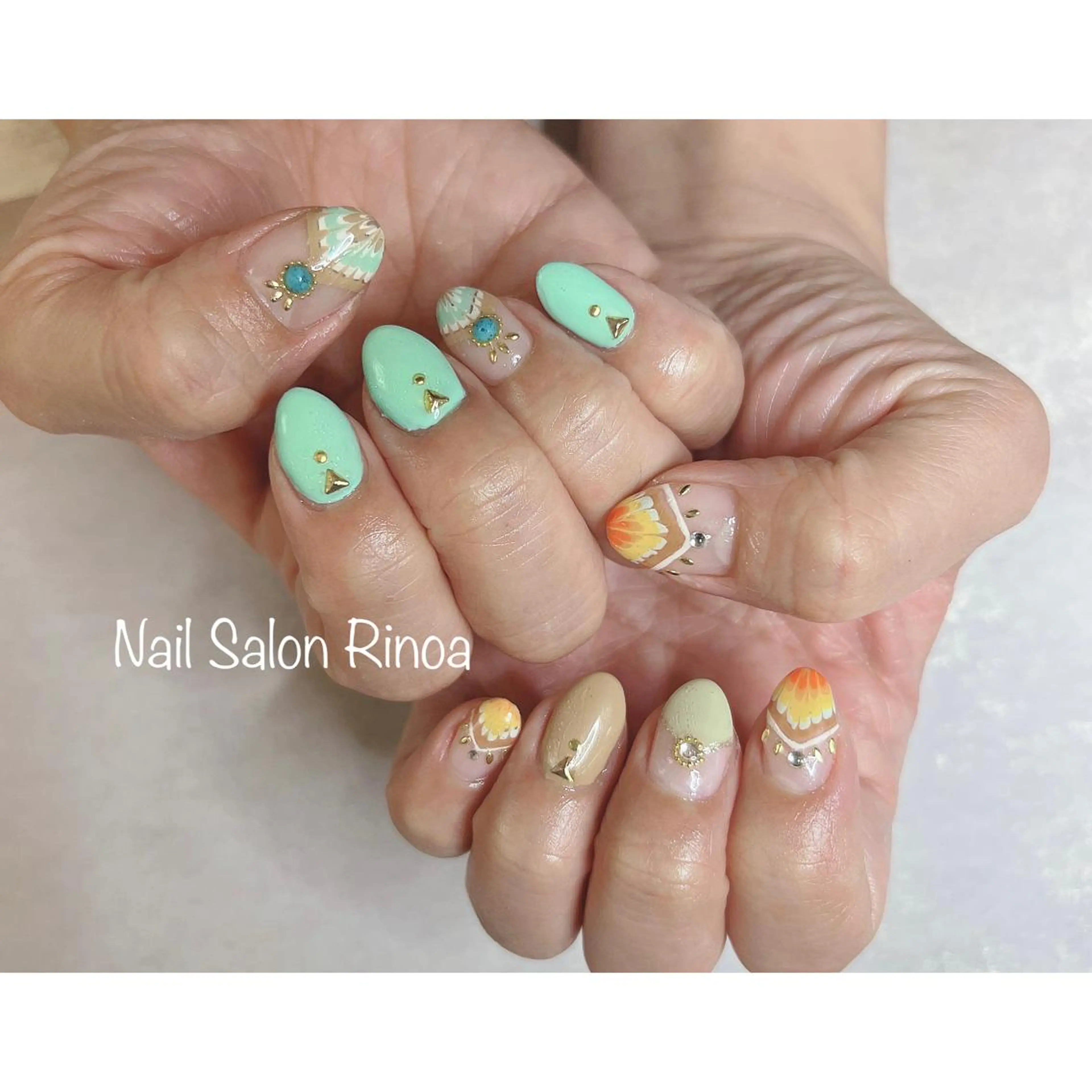 ネイル Nail Salon Rinoaのネイルデザイン