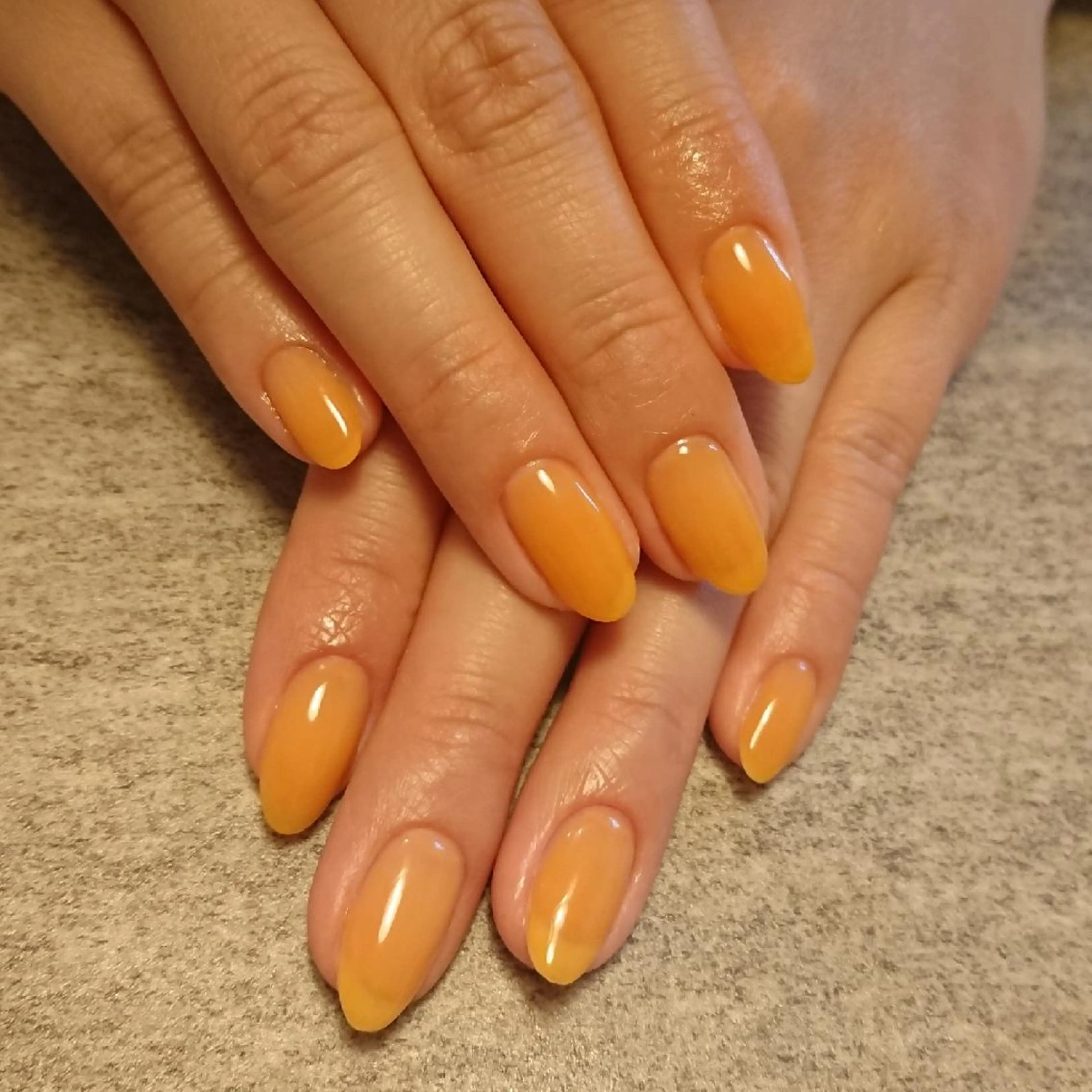 ネイル クリアネイル ワンカラーネイル ジェヌインネイル 河内のネイルデザイン