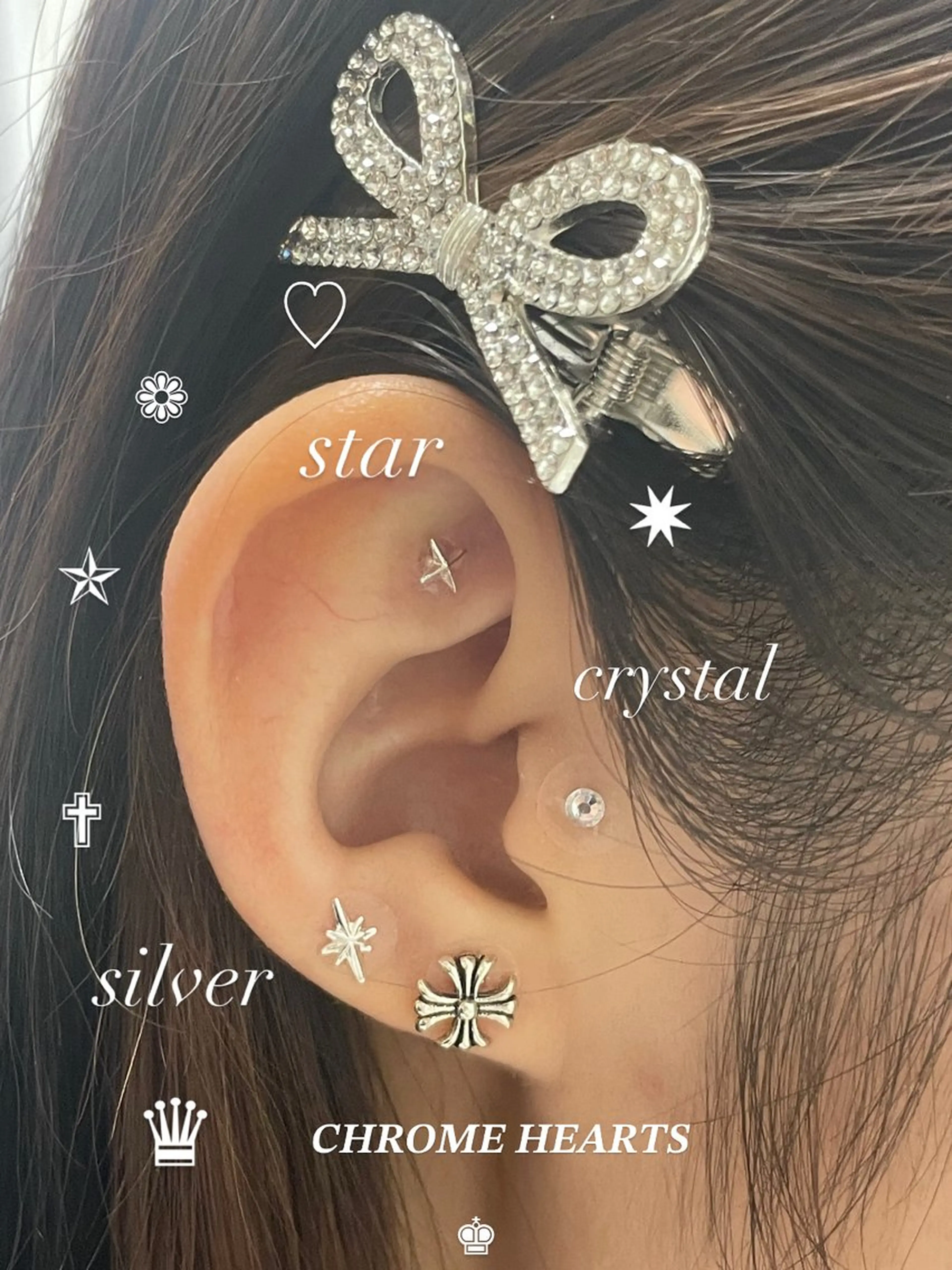 マツエク・マツパ マツパ N〜Nail&Eyelashサロン〜所属・💎N💎アイ&耳. ボディージュエリーのマツエク・マツパデザイン