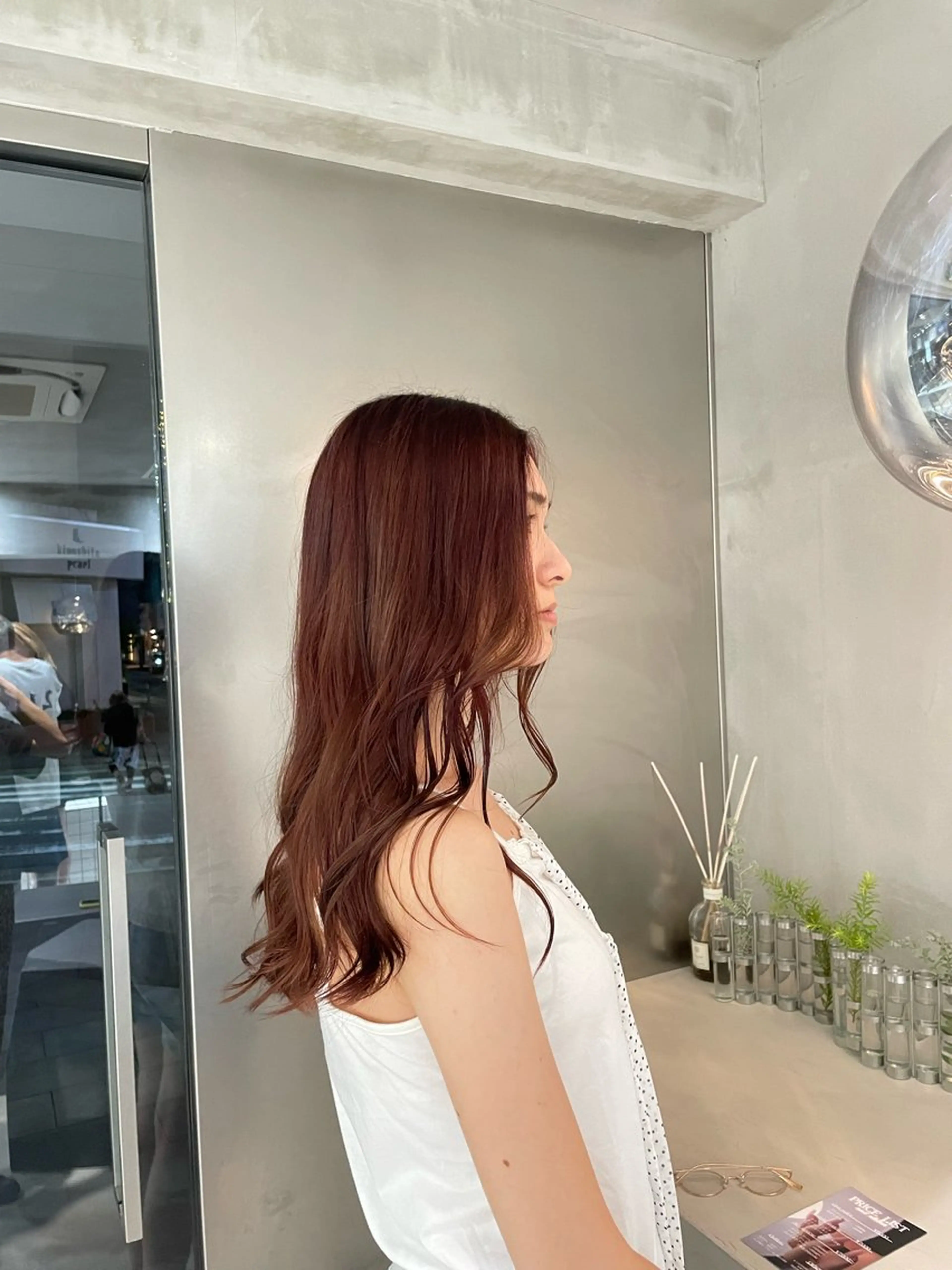 ロング カラー 頼金 愛海のヘアスタイル