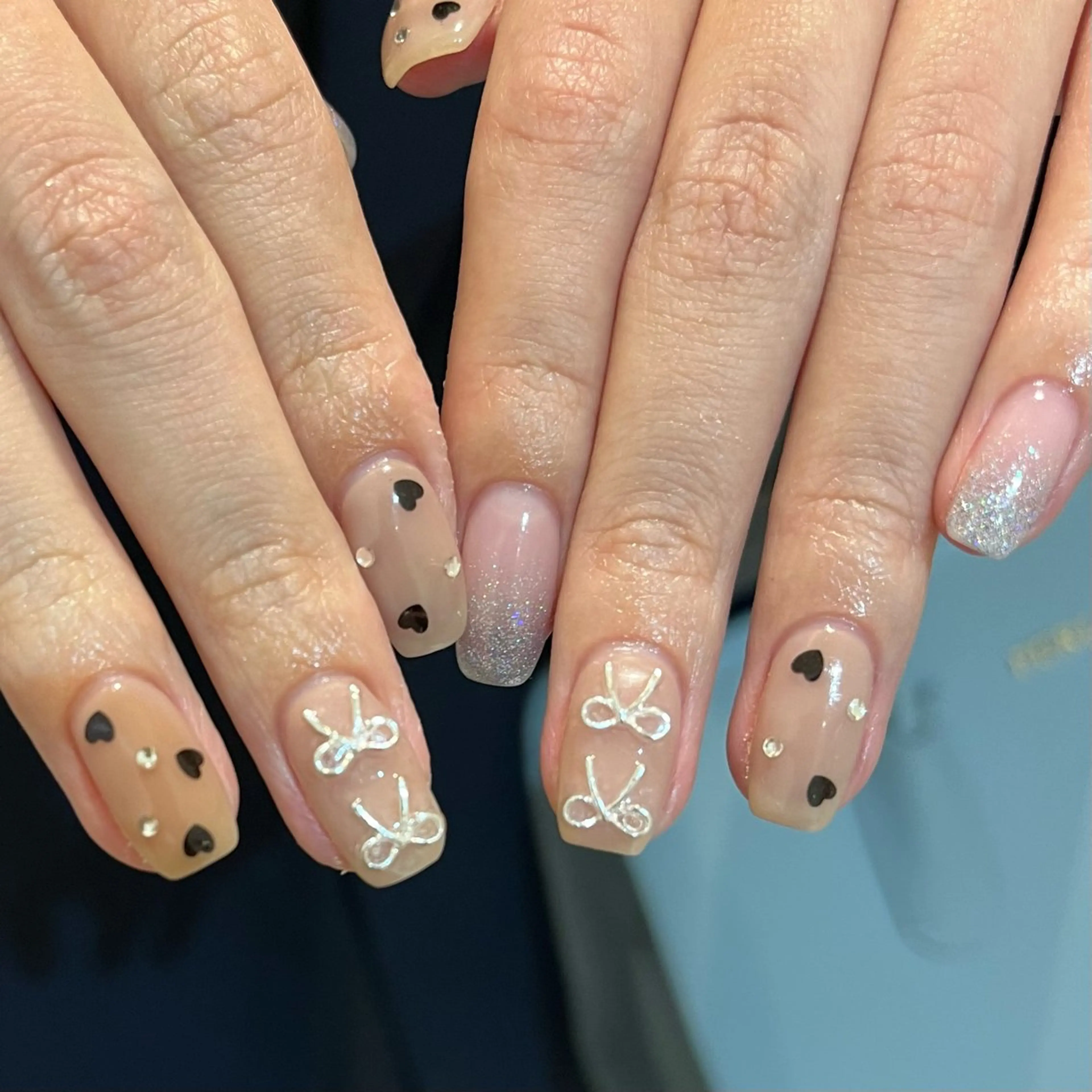 ネイル ハンドネイル Momone ／渋谷／パラジェルのネイルデザイン