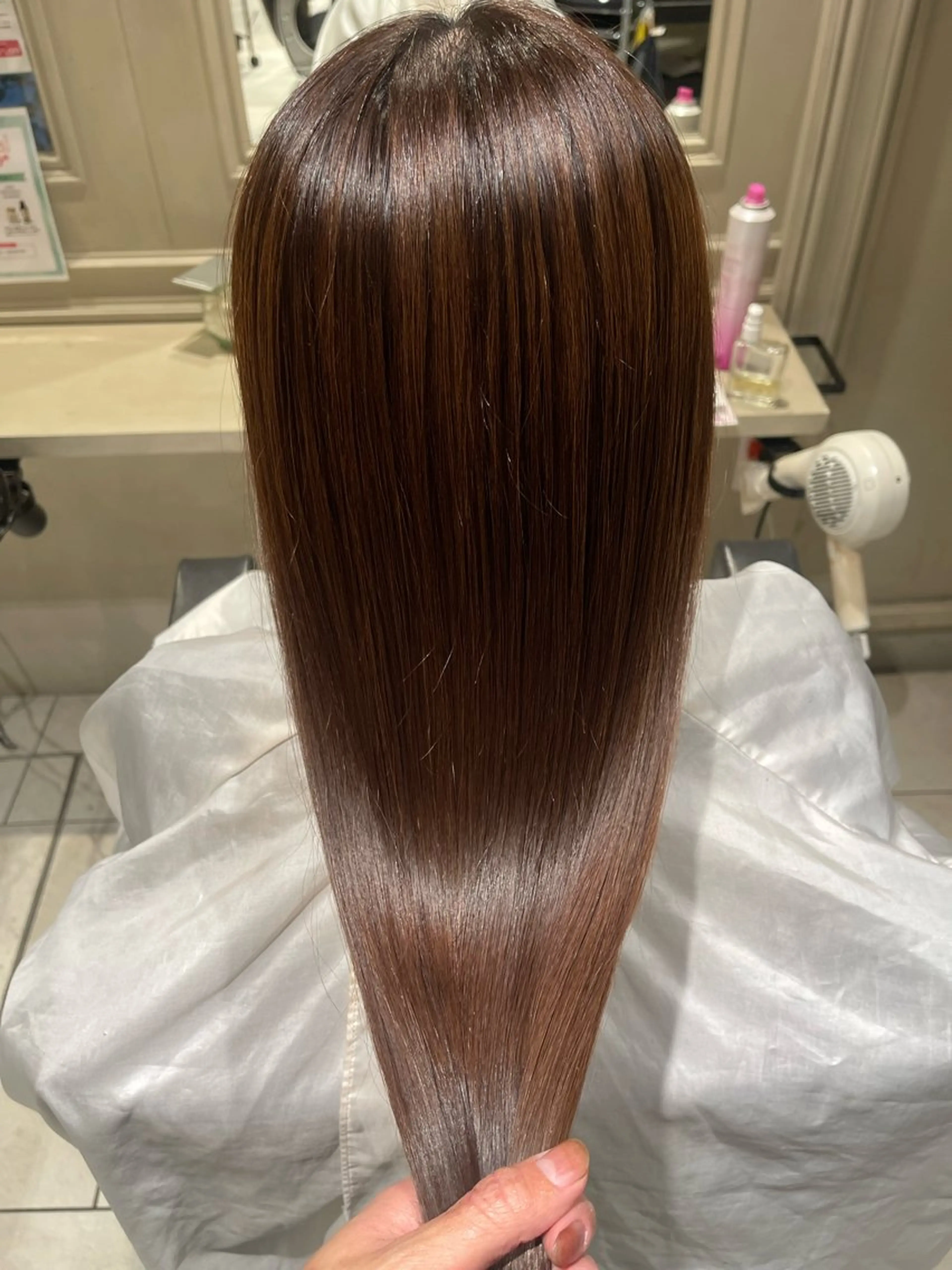 ロング 縮毛矯正 ショートカット 募集中/琢磨のヘアスタイル