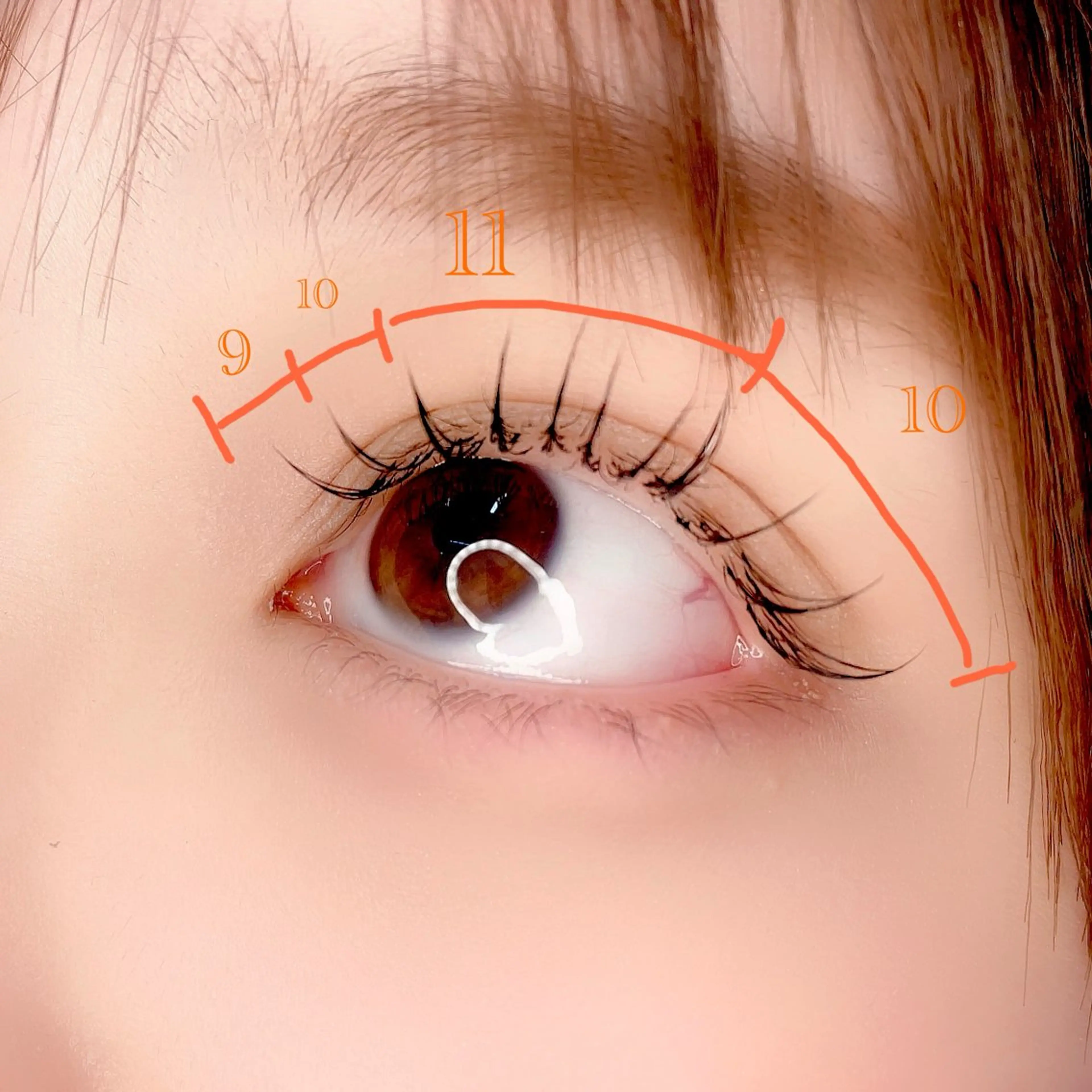 マツエク・マツパ 束感まつ毛 Cカール キュート フラットラッシュ Morganite 🦋 ÿui 🦋のマツエク・マツパデザイン