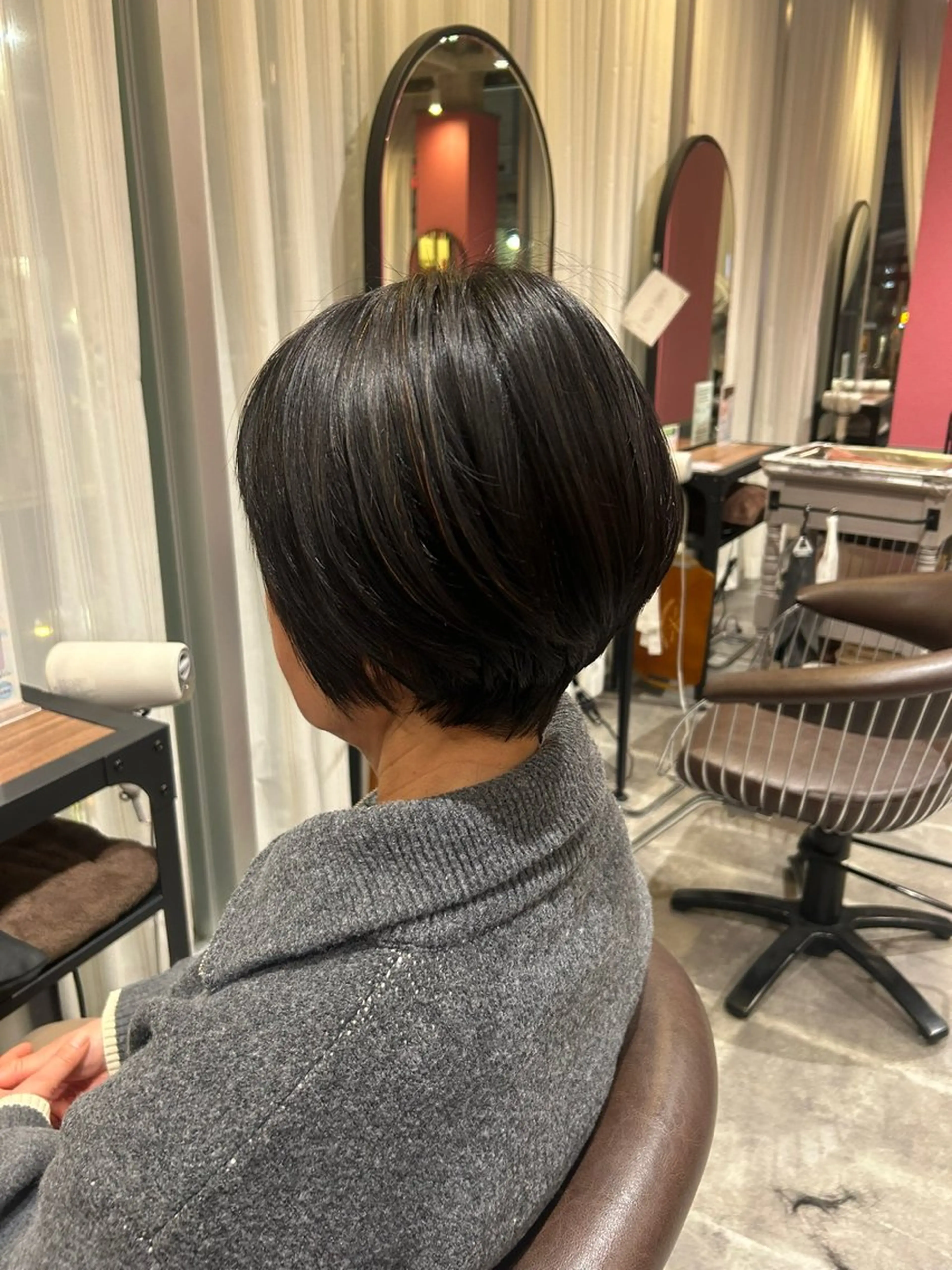 ショート 梅田 パーマモデル 募集中 YUKINOのヘアスタイル