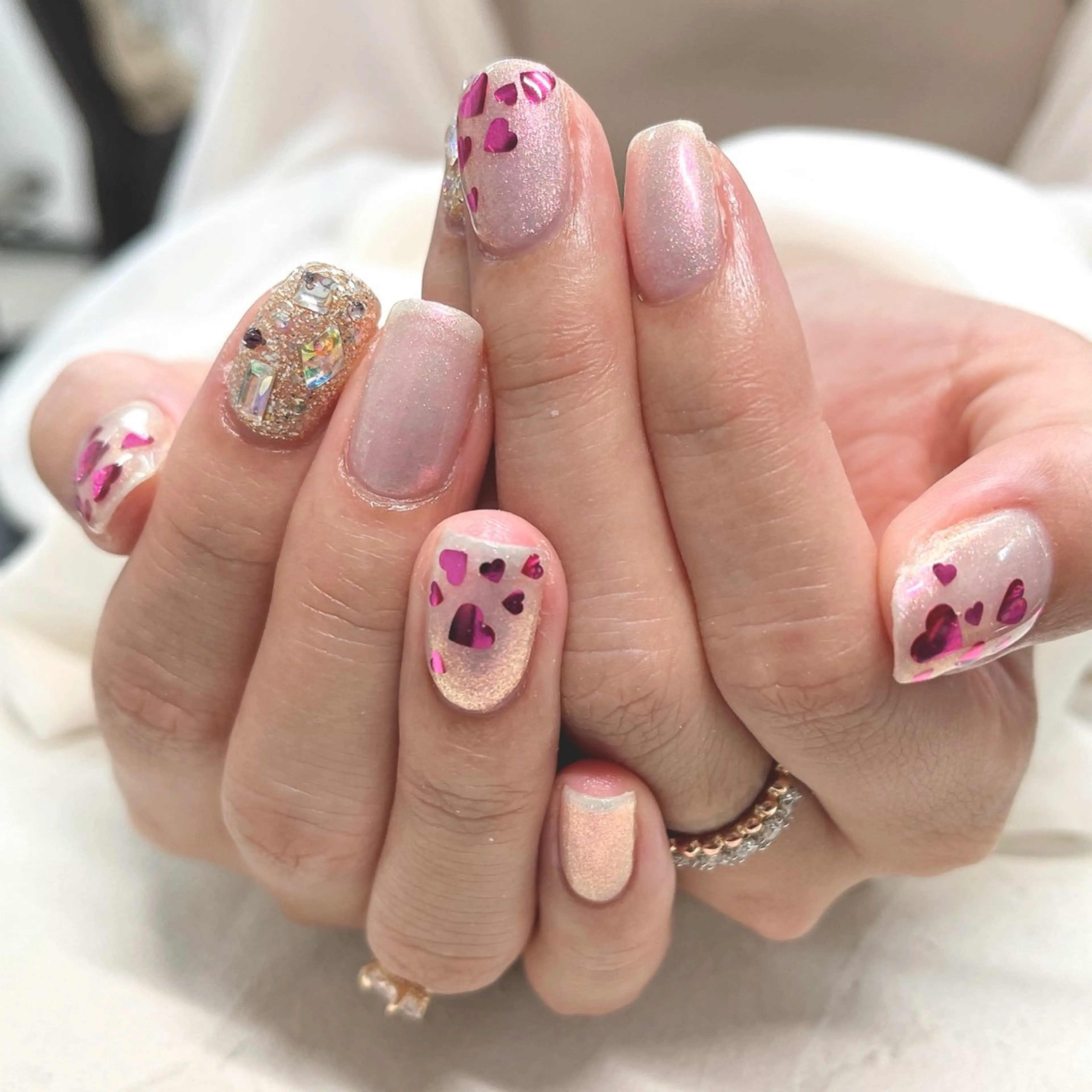 ネイル アートネイル フットネイル フレンチネイル ジェルネイル グラデーション Bianca市ヶ谷店 Aiuraのネイルデザイン