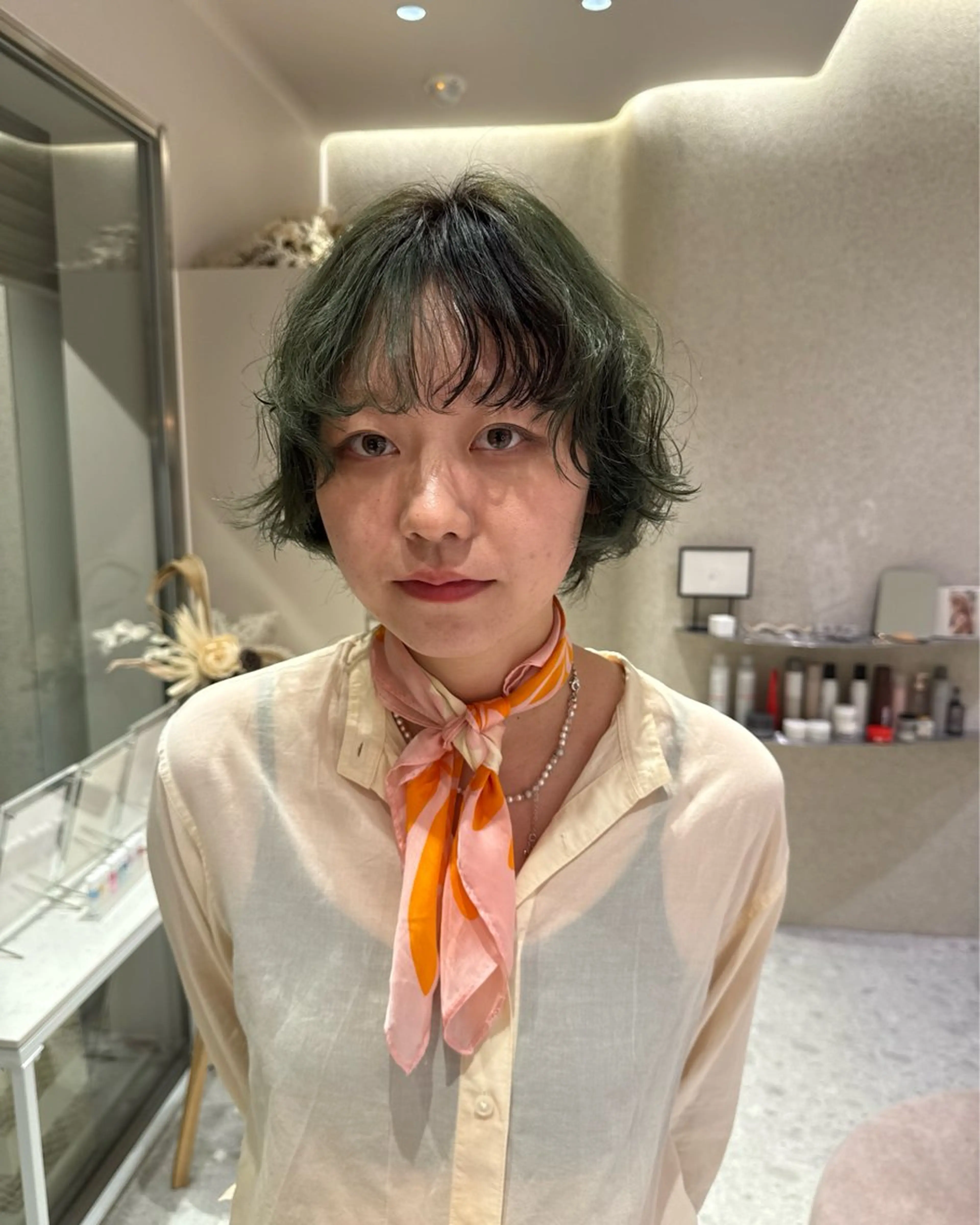 カラー パーマ 🟧mana /渋谷/mile🟧のヘアスタイル