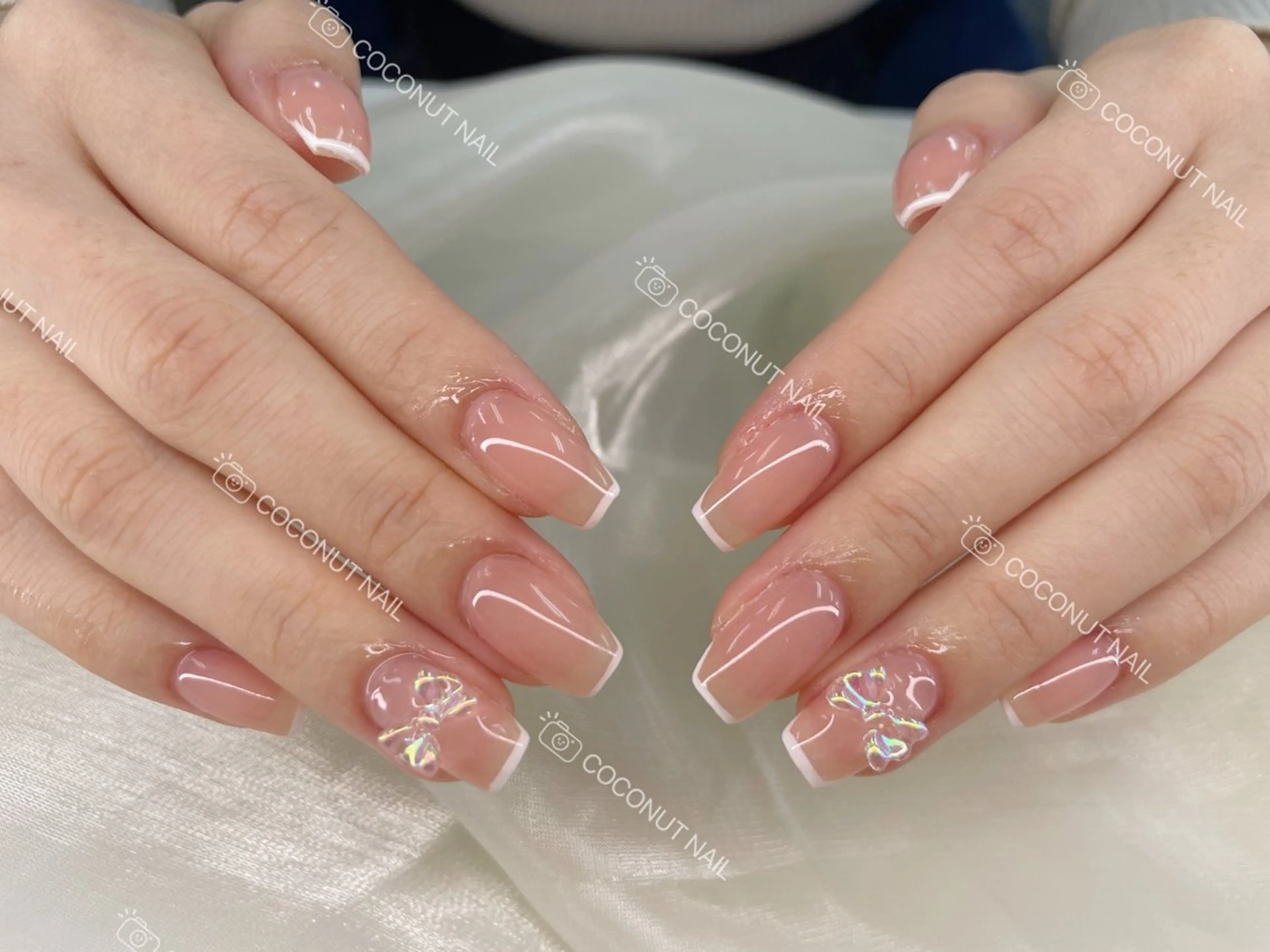 ネイル ハンドネイル 神田 ココナッツのネイルデザイン