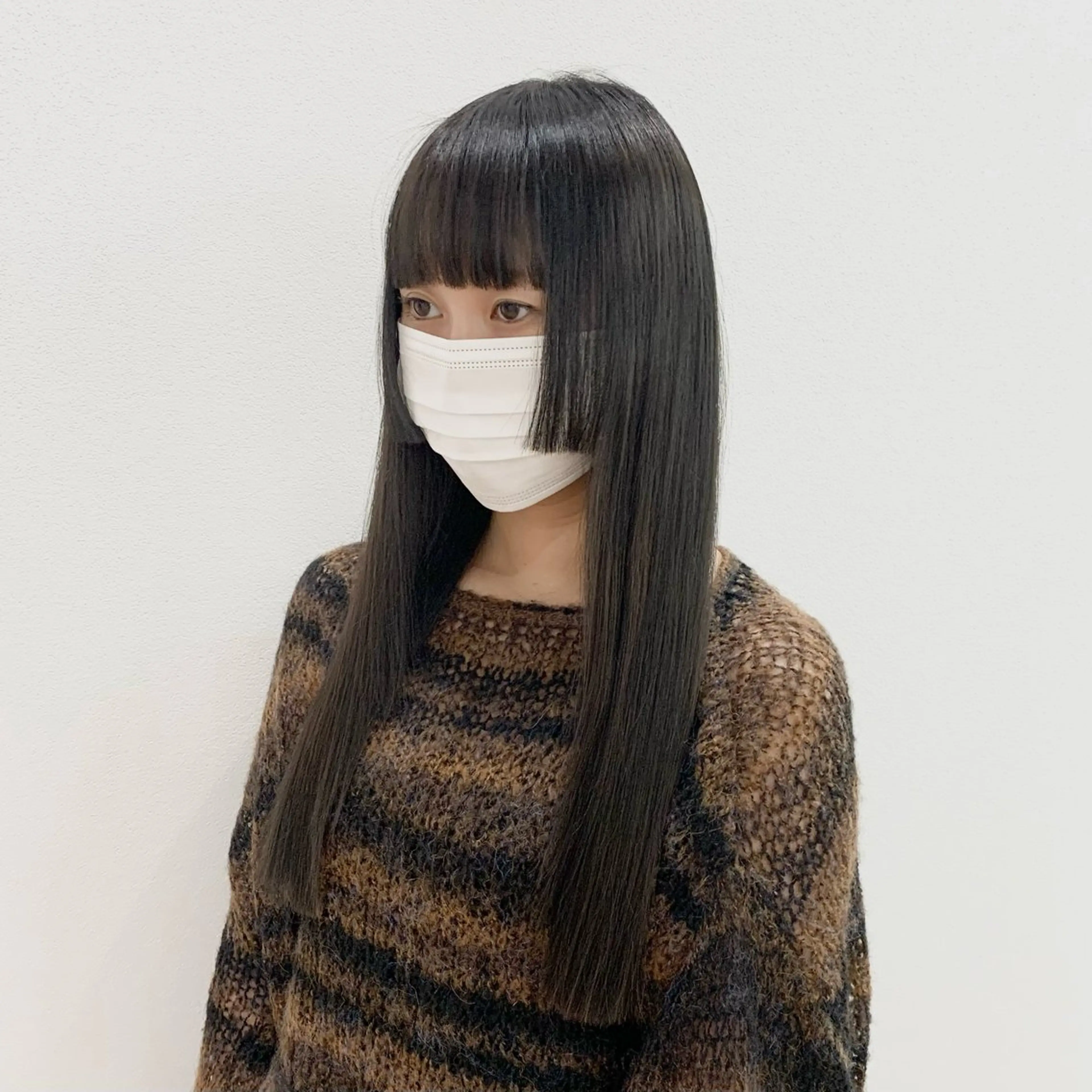 ロング カラー ヘアアレンジ キヨミ 韓国レイヤーカットのヘアスタイル