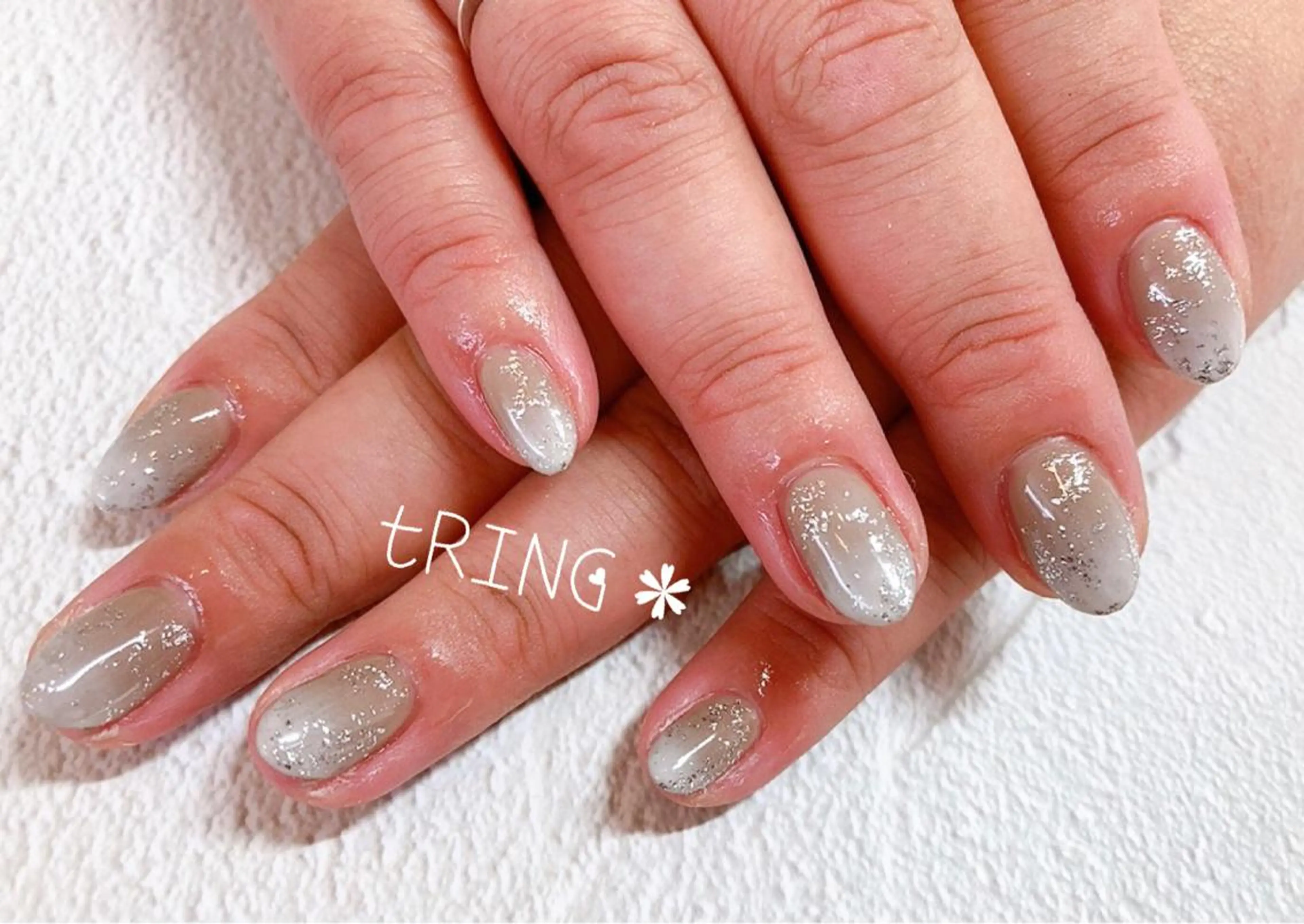 ネイル ハンドネイル tRING＊ しいの木台のネイルデザイン