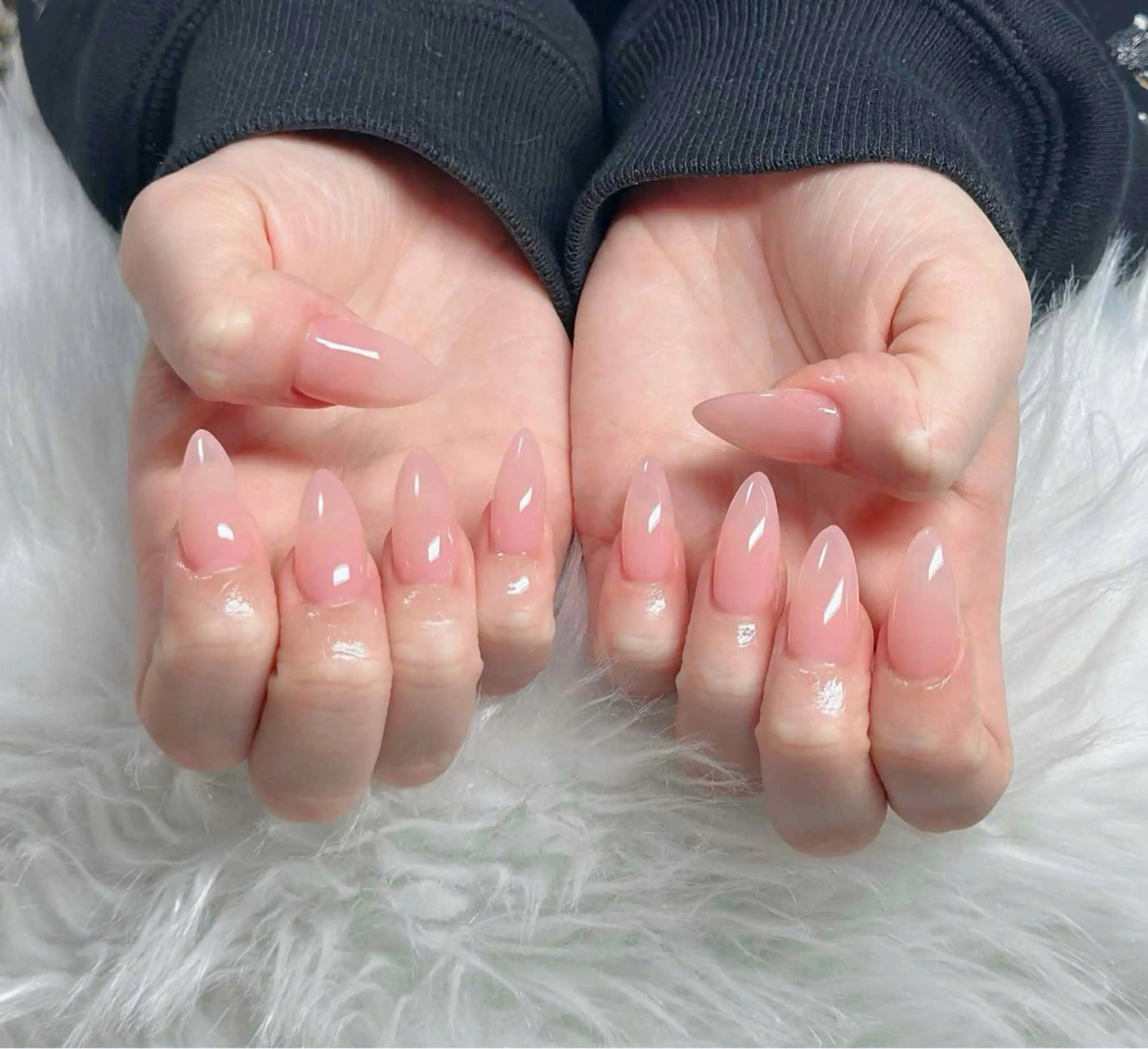 ネイル オーロラネイル フレンチネイル ジェルネイル ハロウィン 韓国ネイル ハンドネイル H.baby Nail Salonのネイルデザイン