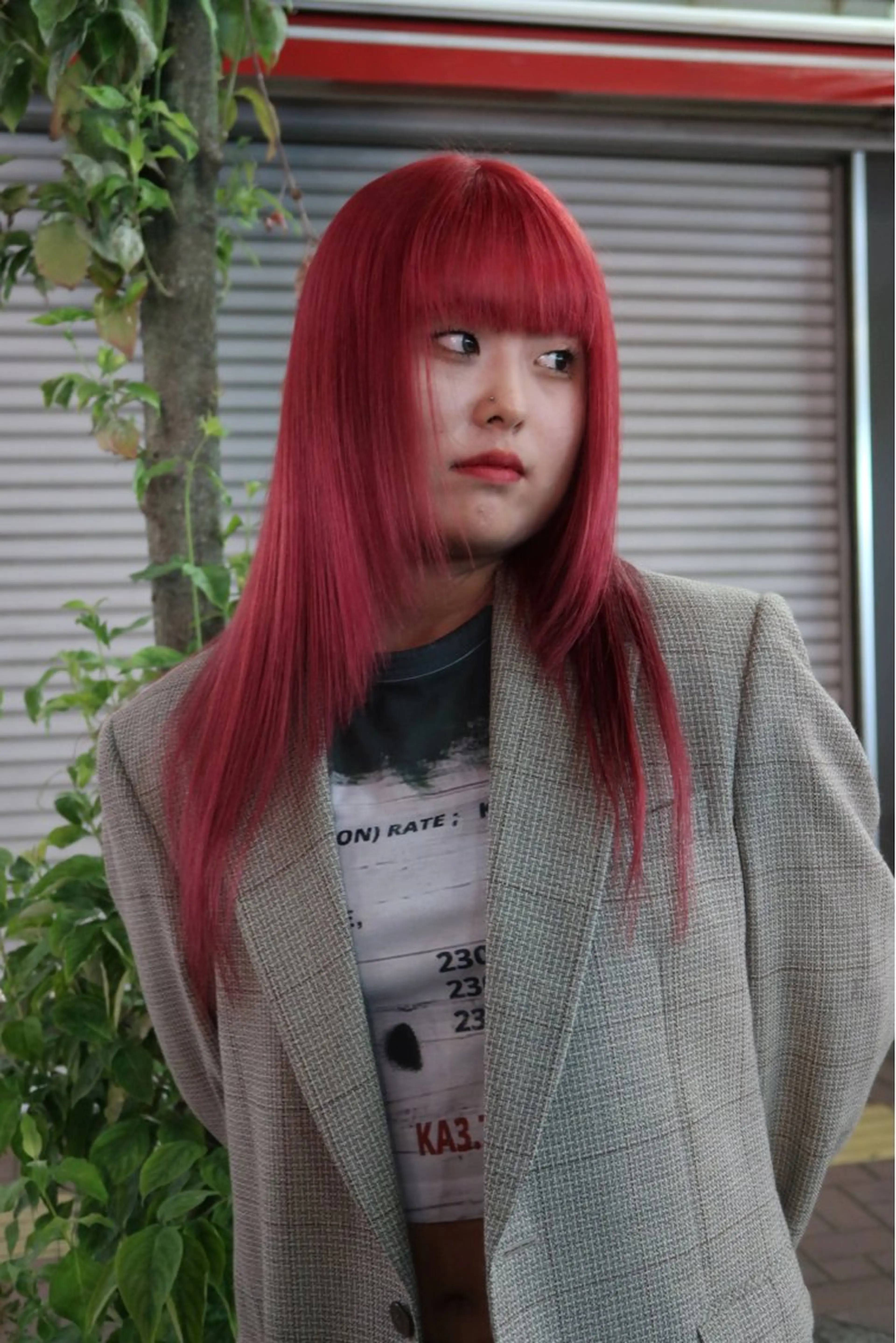 セミロング カラー メンズ メンズブリーチ メンズハイトーン メンズインナーカラー ブリーチ ケアブリーチ Rei/ 縮毛矯正/ ハイライトカラー募集のヘアスタイル