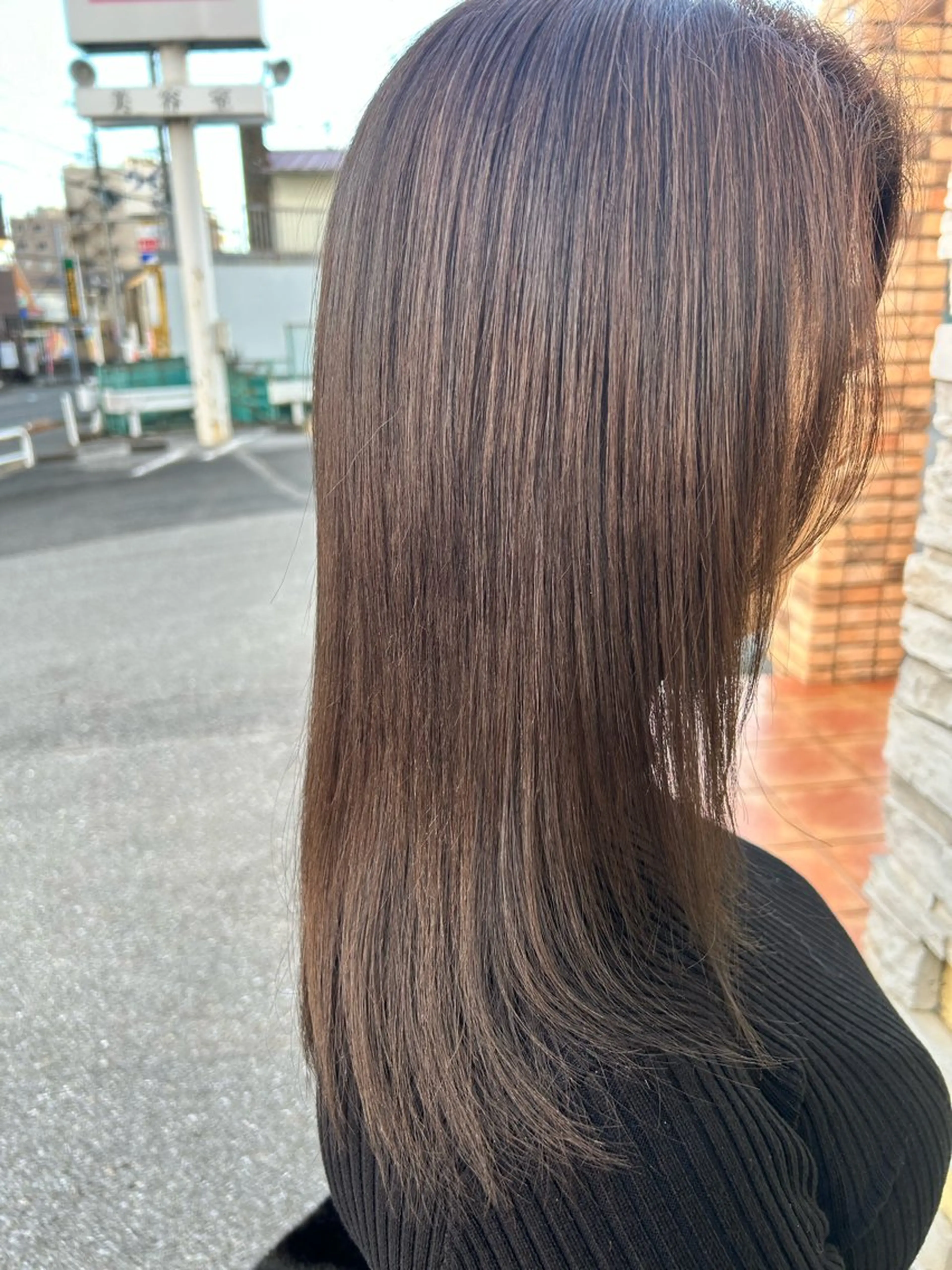 ミディアム カラー 髪質改善 ヘアカラー LaRuelle🦩 康本♦️髪質改善♦️のヘアスタイル