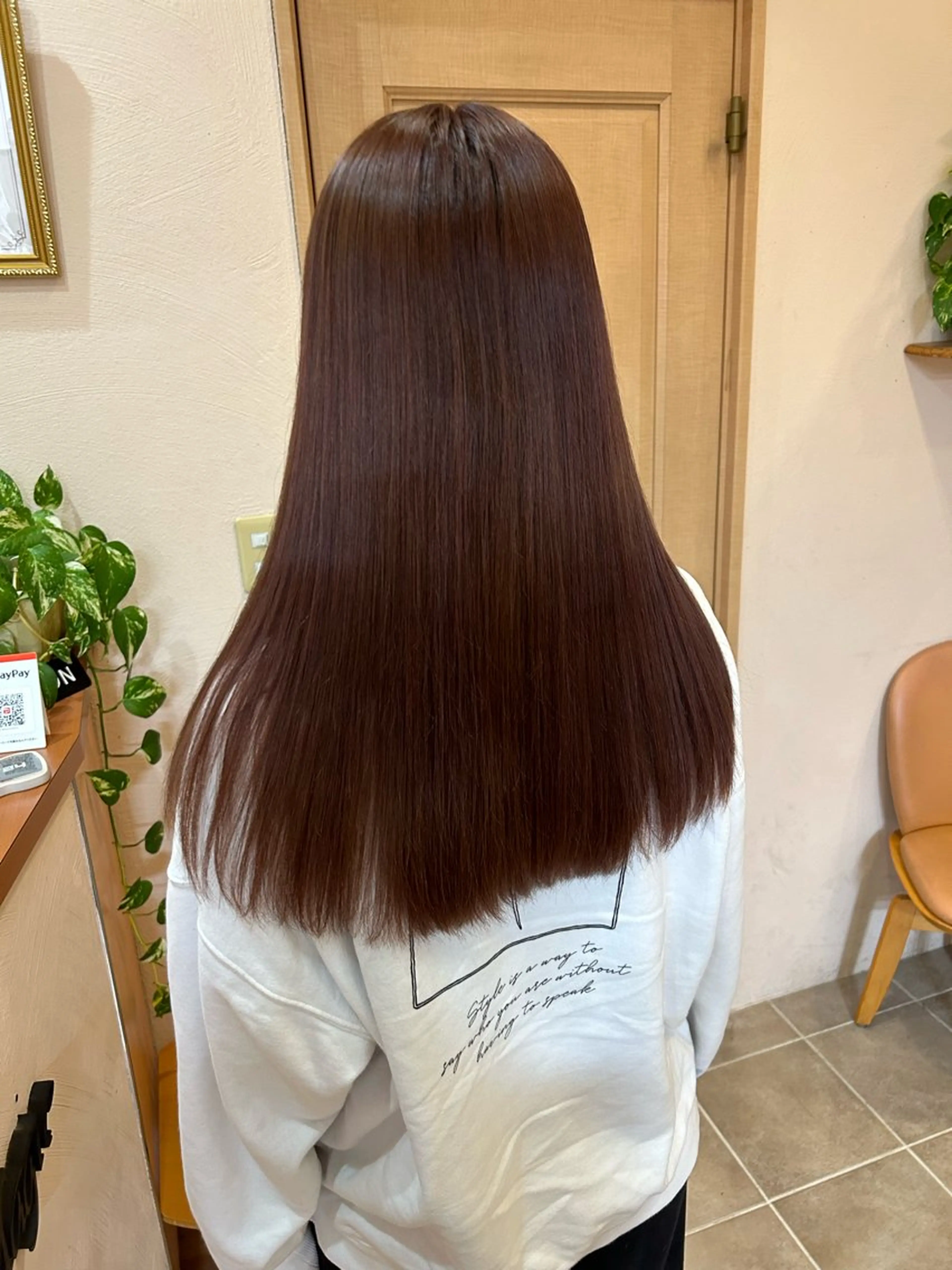 カット＋カラー＋マイクロバブル付(ロング料金、鎖骨下＋¥1100胸下＋¥2200)の写真