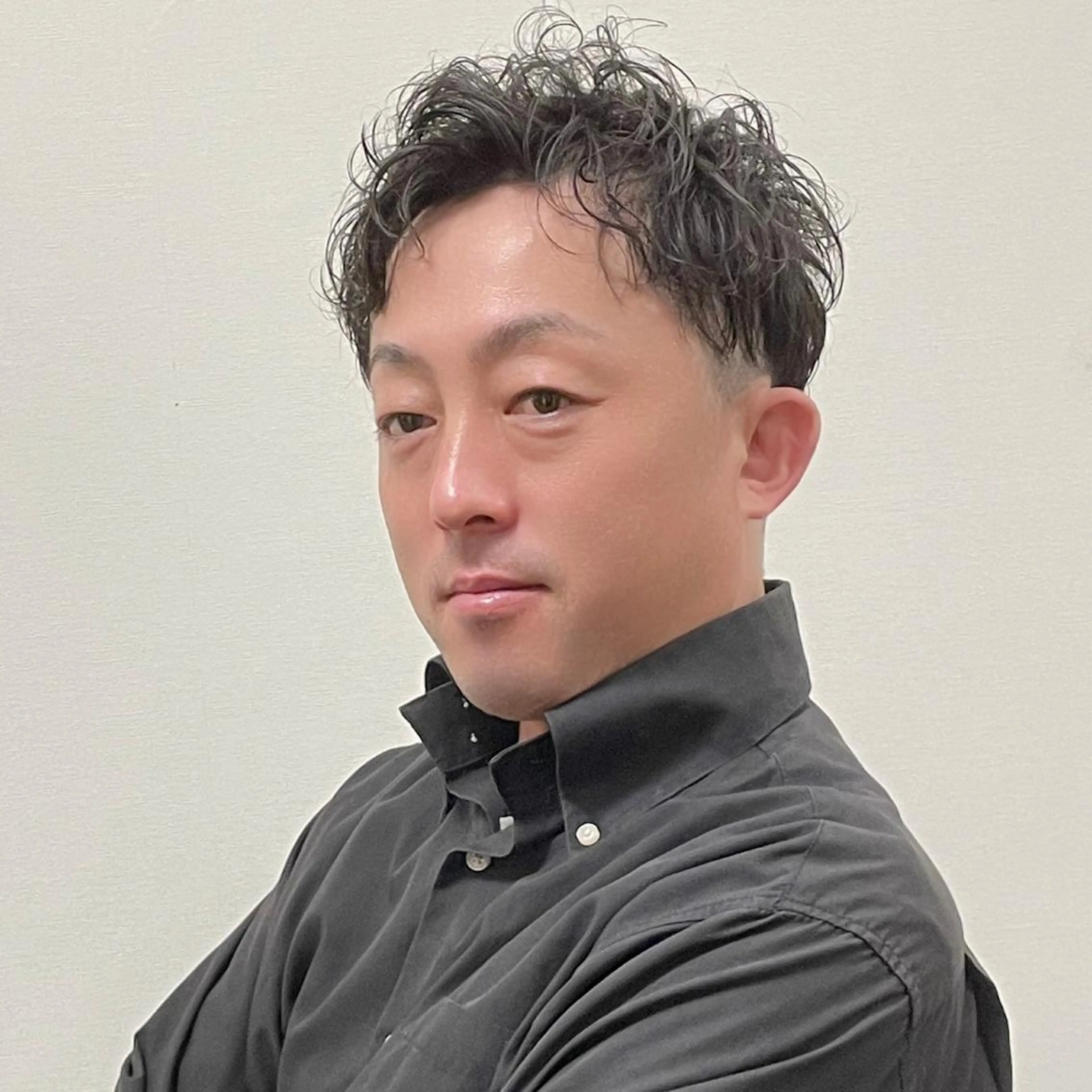 パーマ メンズ 髙田 聖弥のヘアスタイル