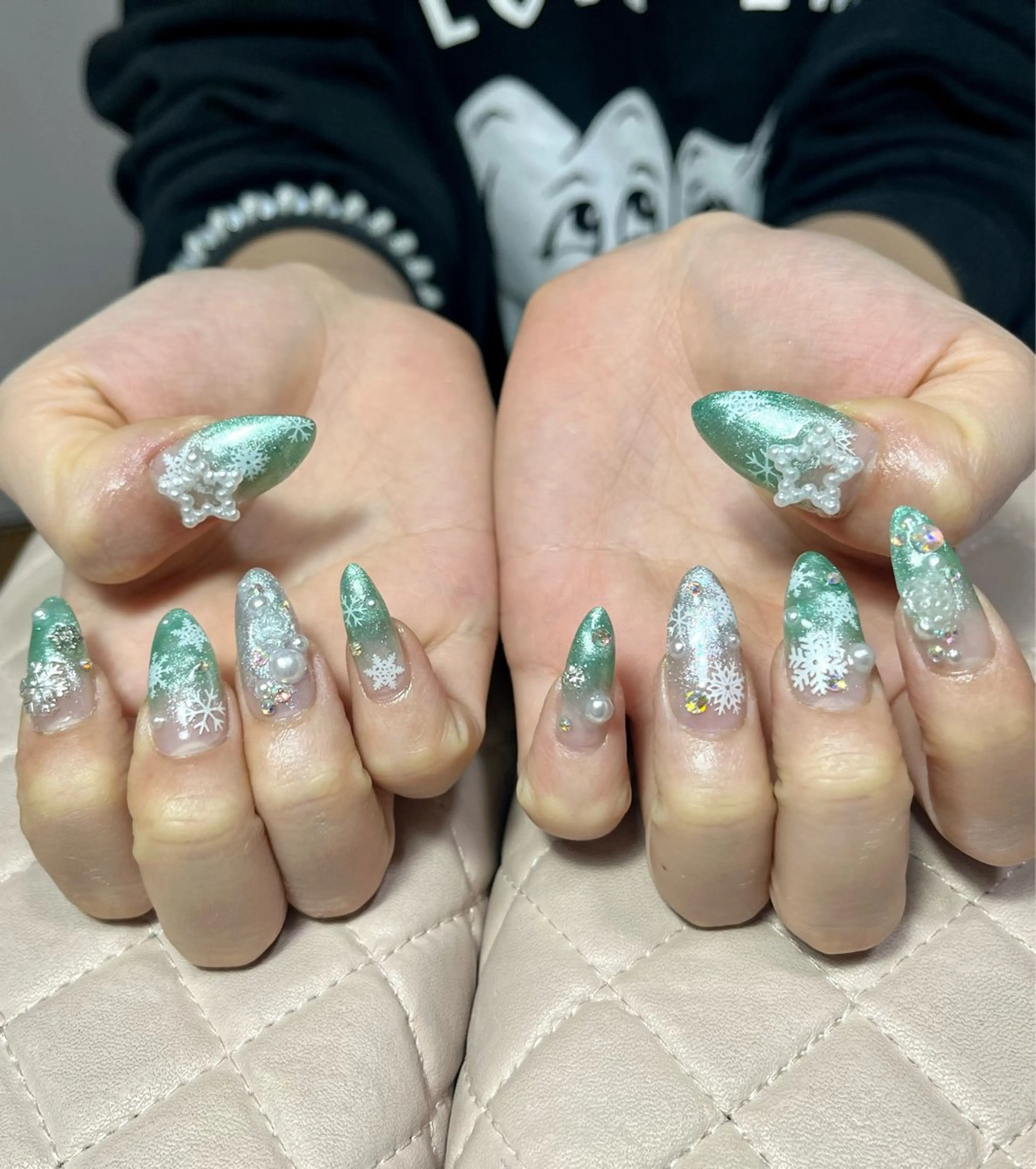 ネイル ハンドネイル goldgleams ちなのネイルデザイン