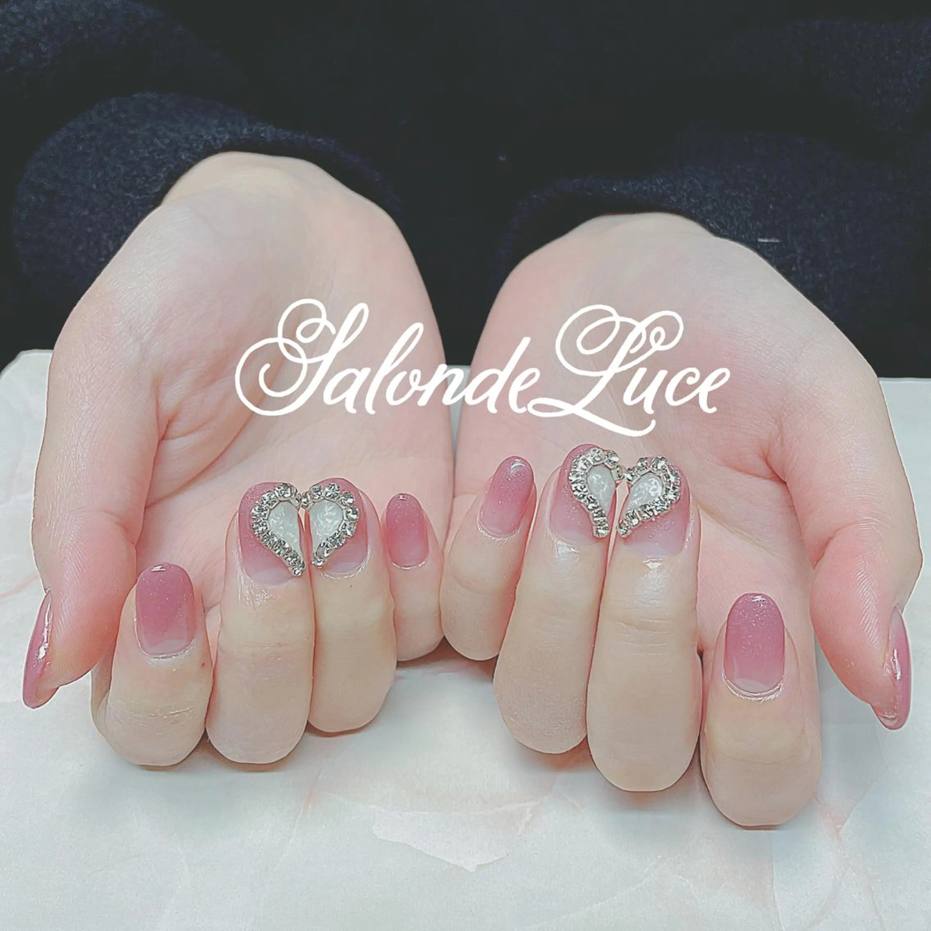 ネイル ハート バレンタイン Salon de Luceのネイルデザイン