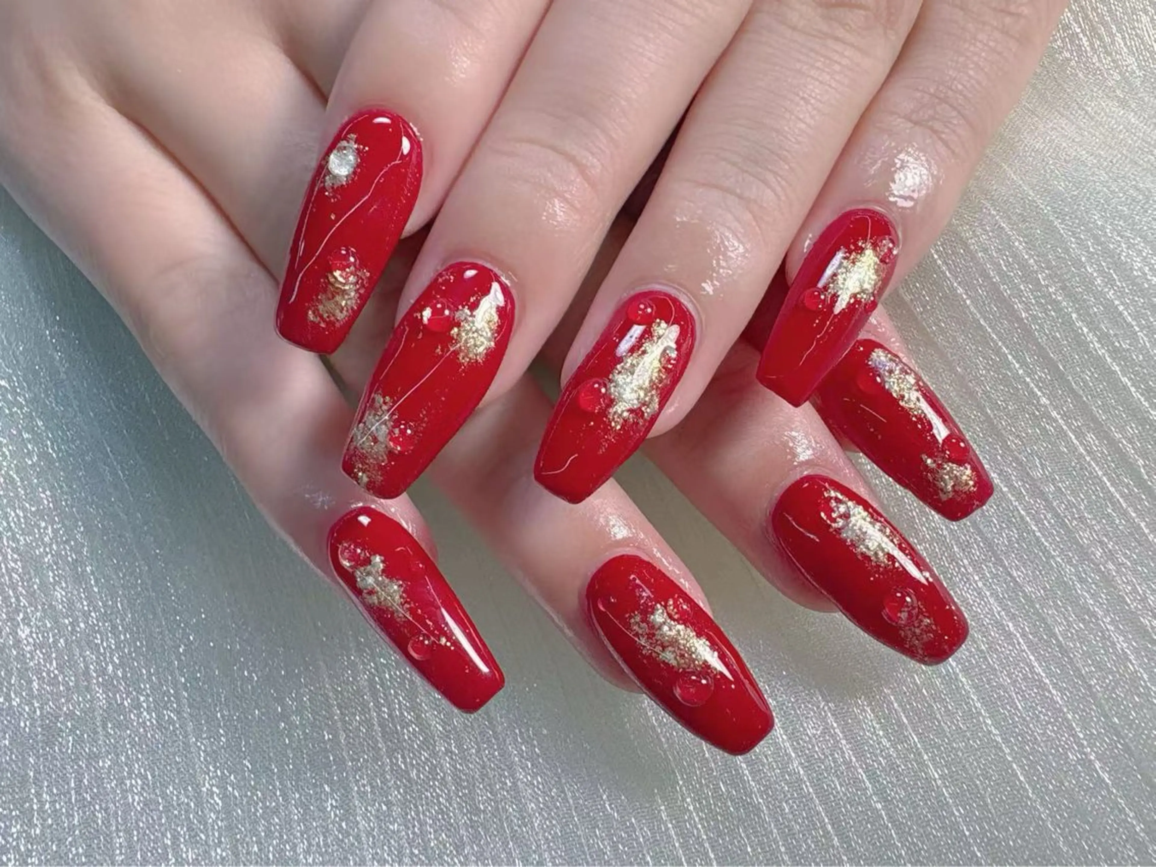 ネイル ハンドネイル Yuxi Beauty salon 【ユーシィー ビューティ サロン】所属・ユーシーネイルサロン 池田公園店のネイルデザイン