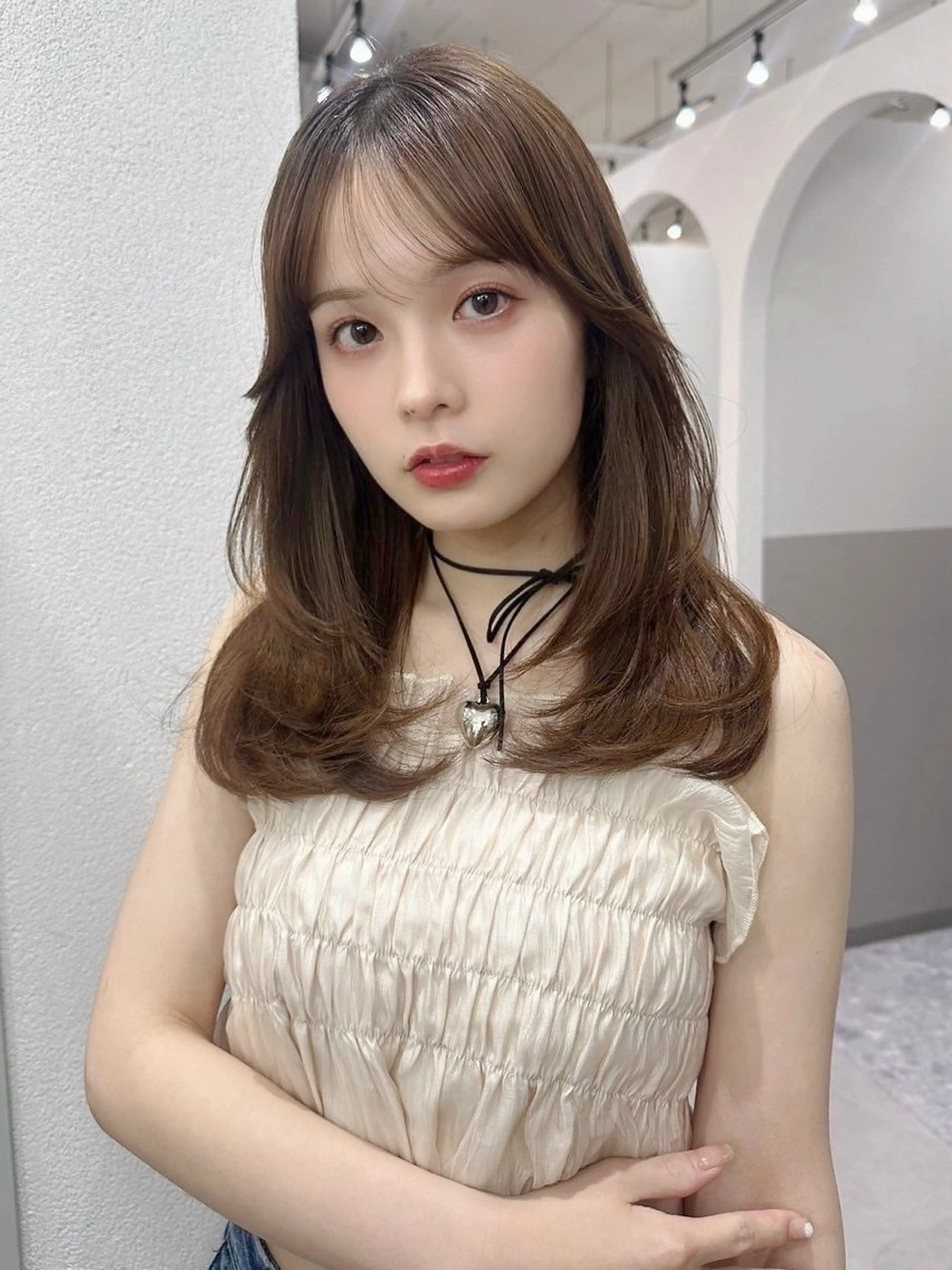 ロング カラー カット ヘアカラー 梅田/髪質改善特化/ 艶カラー🫧さくらこのヘアスタイル