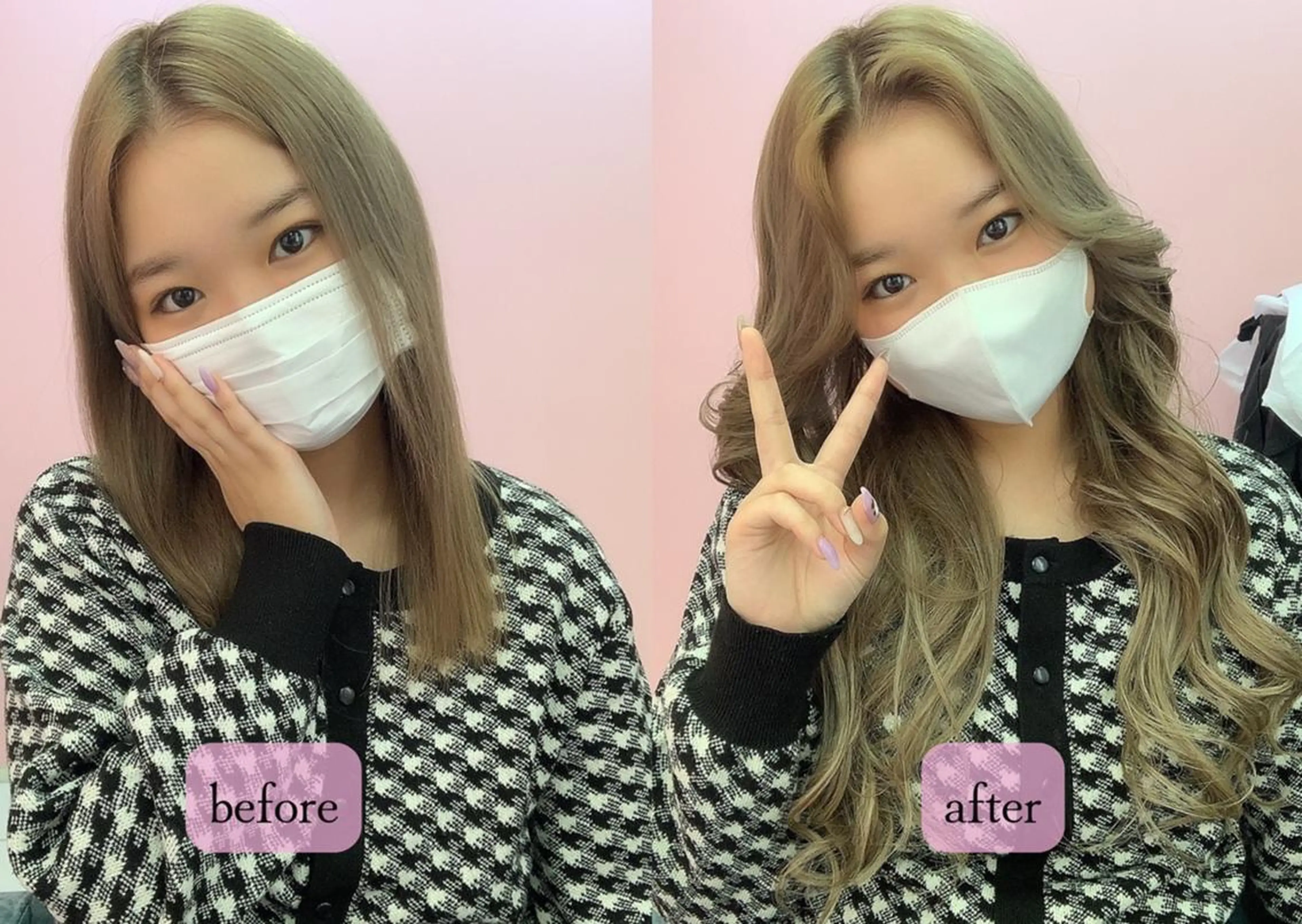 ロング シールエクステ エクステ ヨシンモリ 韓国風ヘア season Jr.のヘアスタイル