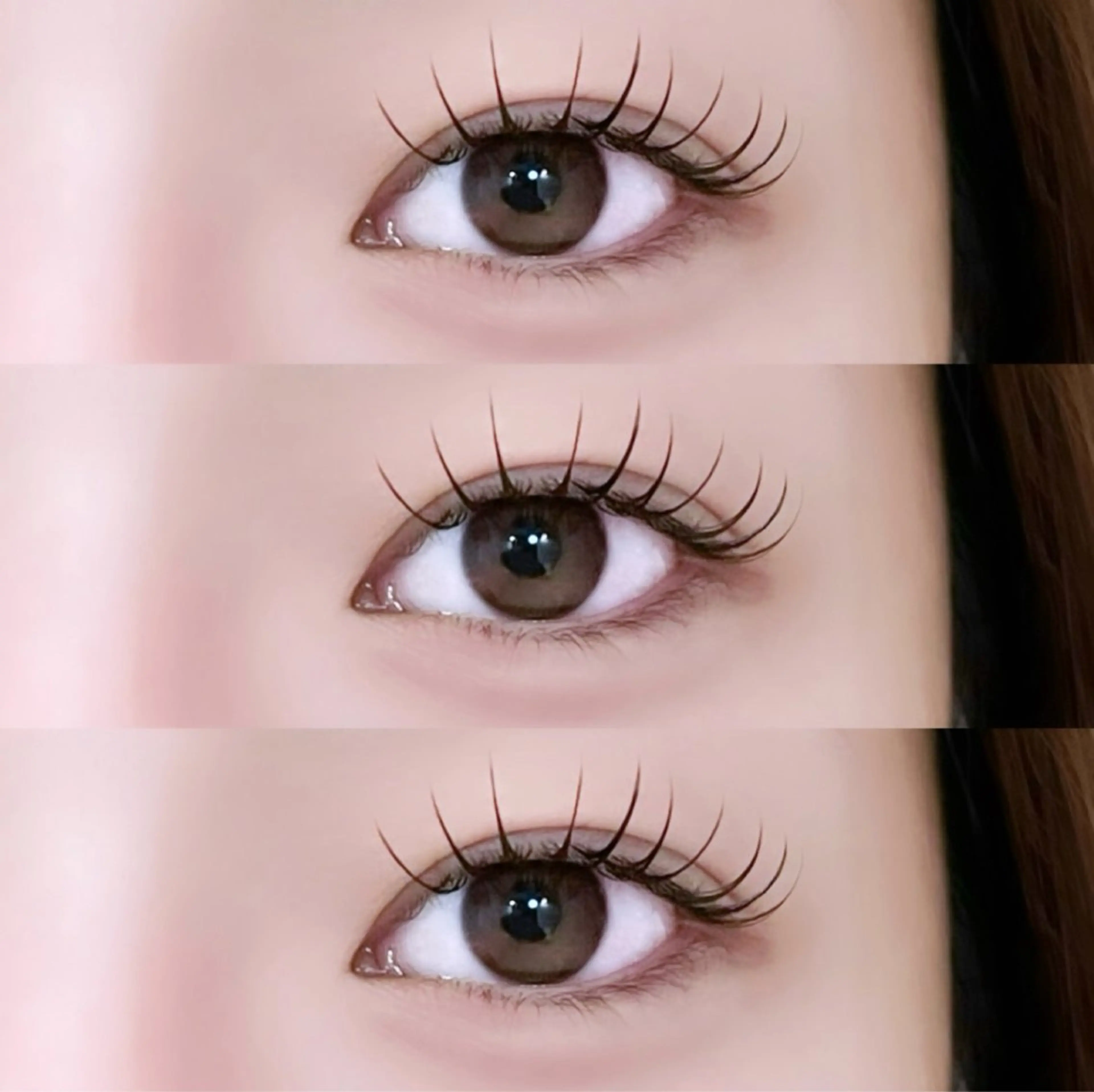 《圧倒的持続力1.5-2倍★LED マツエク》最新まつ毛エクステ140本の写真