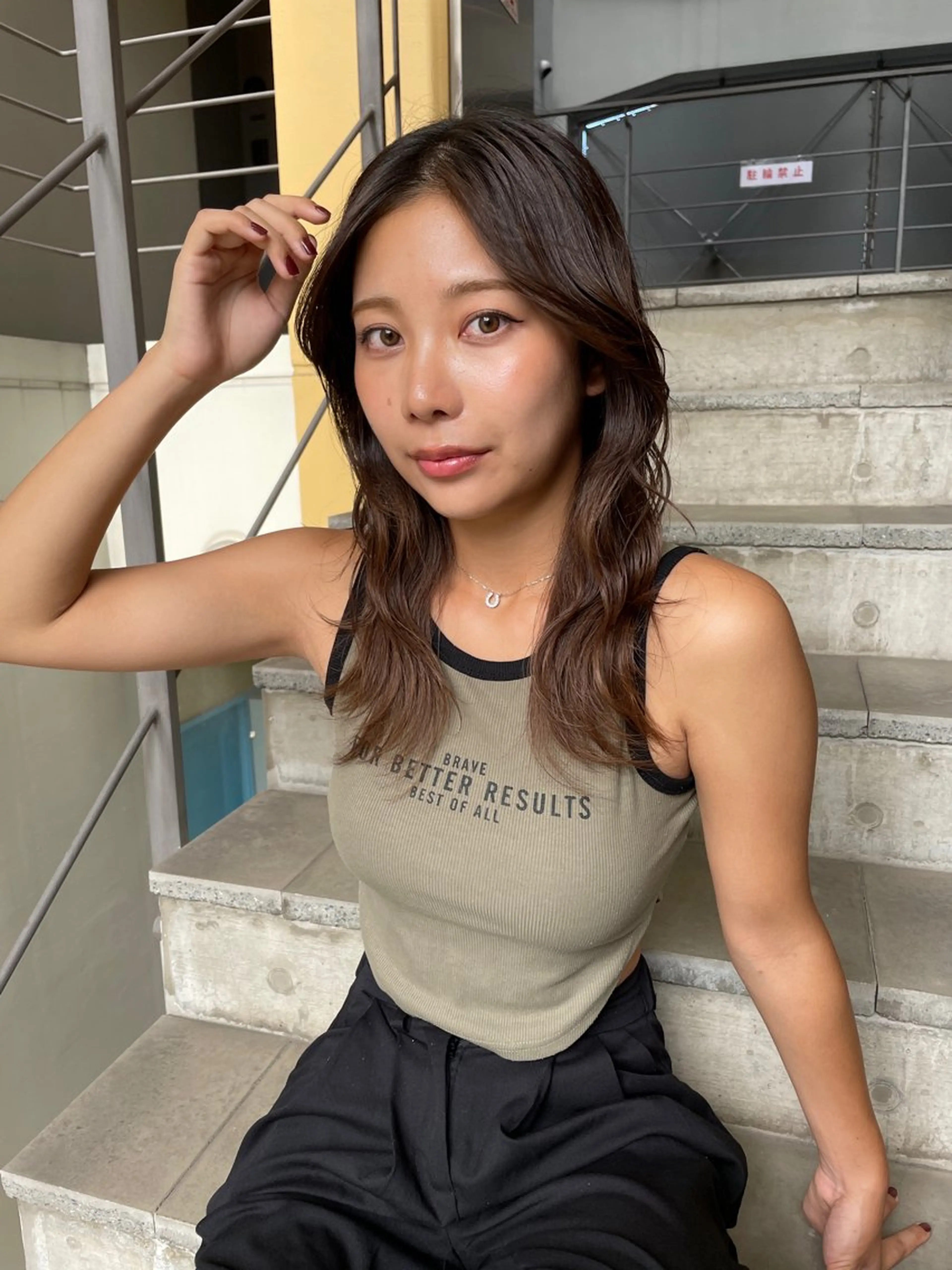 セミロング カット ヘアカラー トリートメント Lond strada所属・💎韓国レイヤー/ 髪質改善💎武村侑哉のヘアスタイル