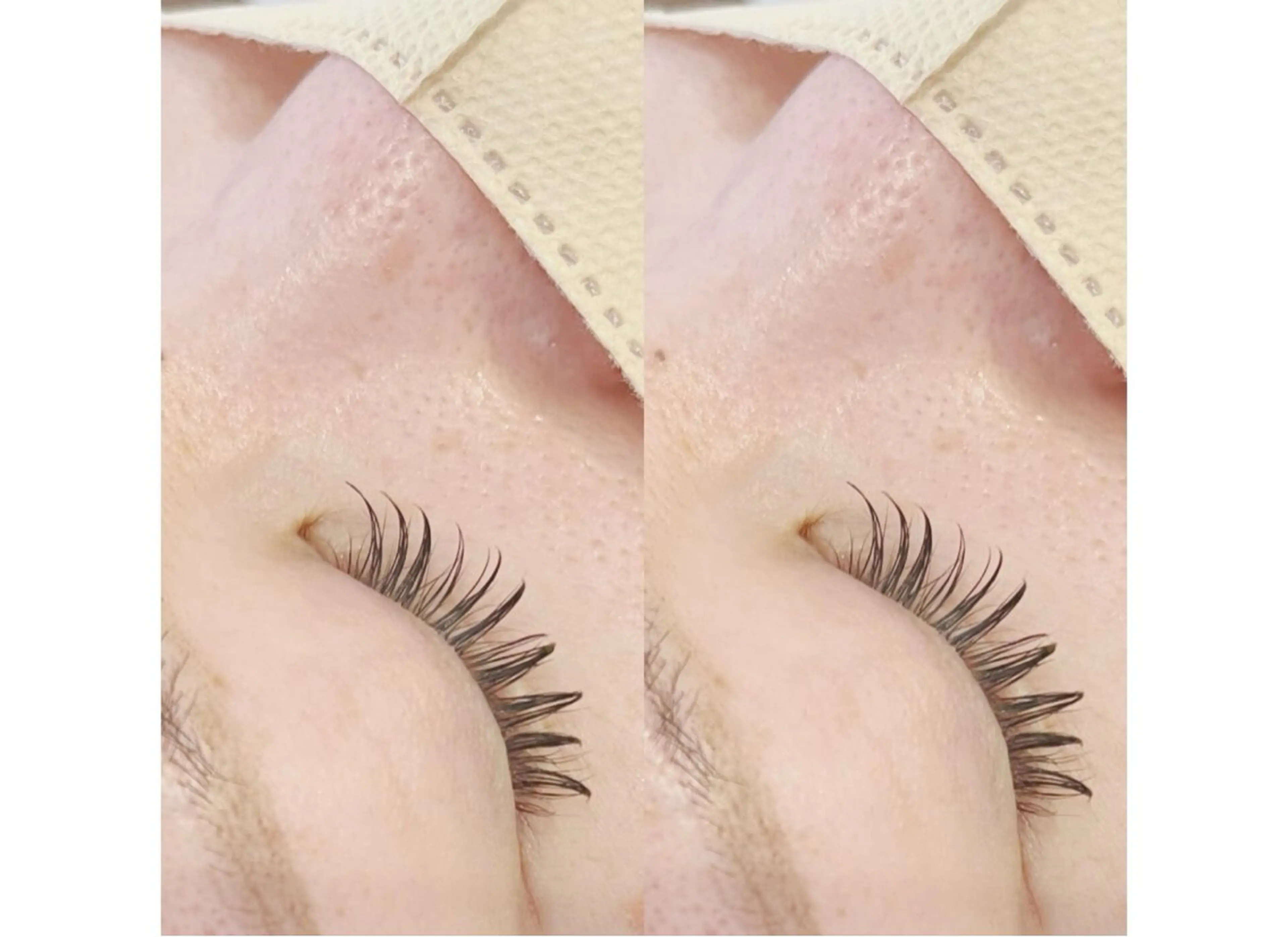 マツエク・マツパ バインドロック 束感まつ毛 フラットラッシュ ナチュラル パリジェンヌラッシュリフト YK 美学院のネイルデザイン