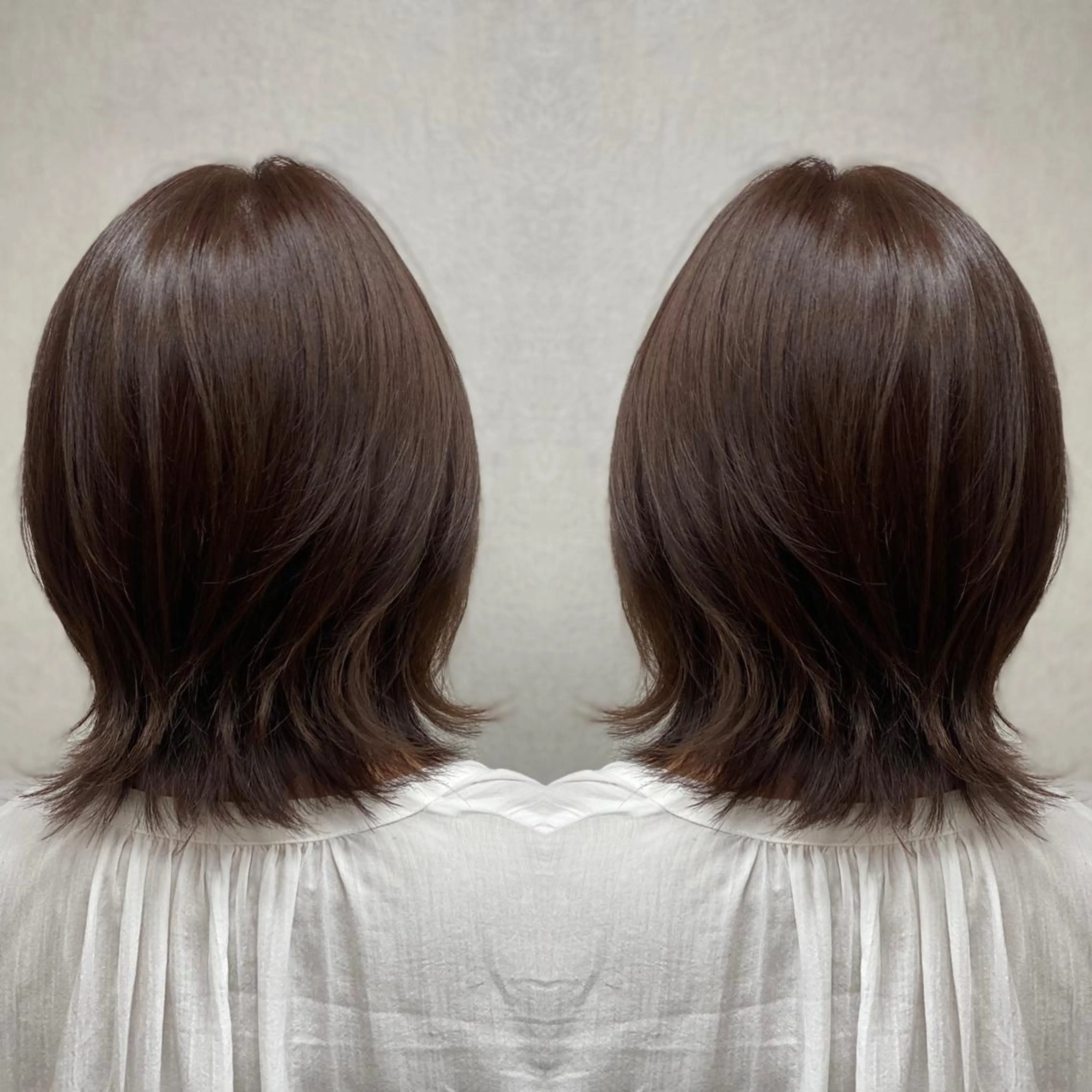 ミディアム カラー カット ヘアカラー トリートメント tocca 💜石田愛結💜のヘアスタイル