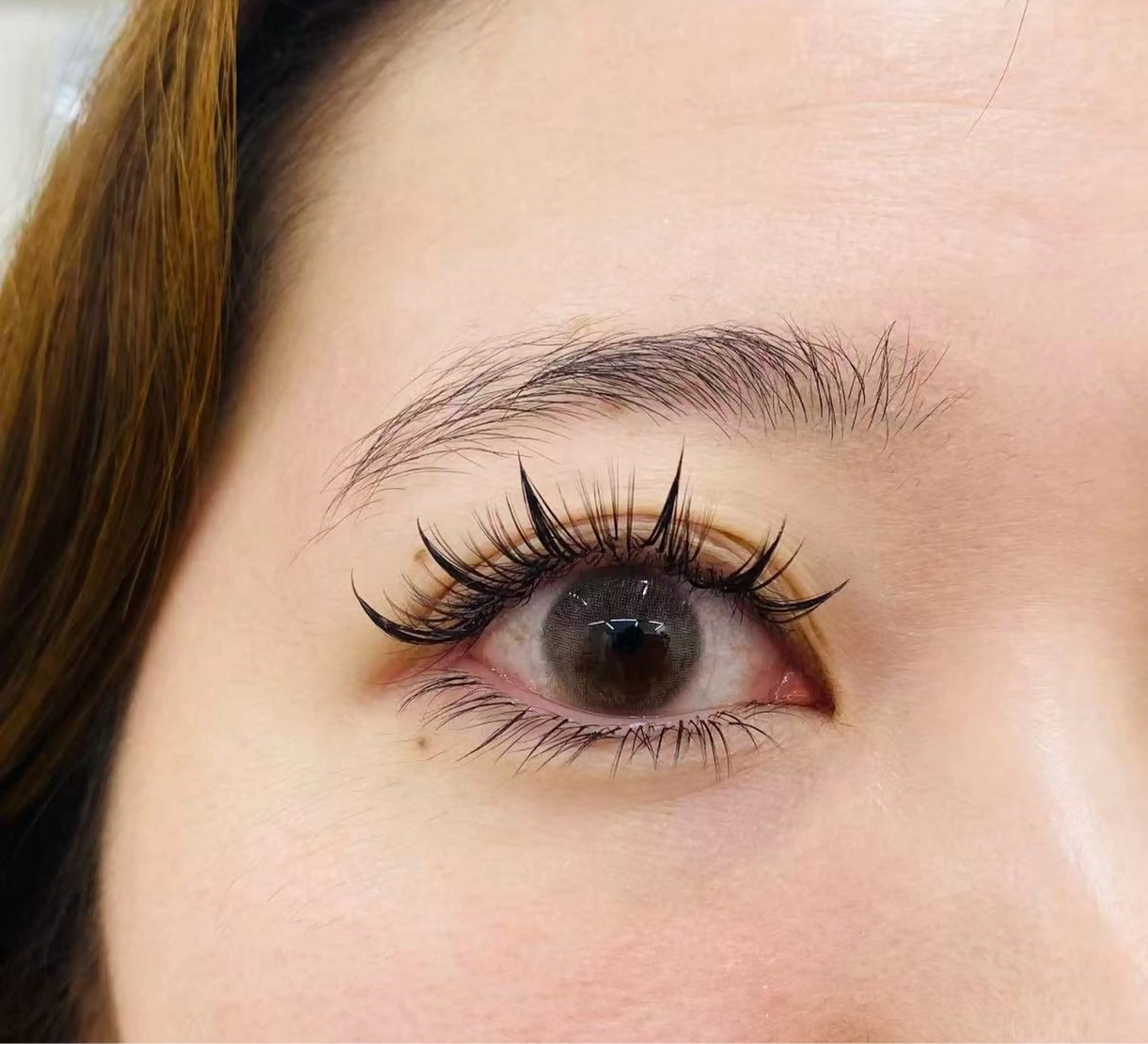 マツエク・マツパ バインドロック フラットラッシュ 韓国風マツエク パリジェンヌラッシュリフト まつげパーマ マツエク ╹◡╹Mimoミモ Eye&Nailのマツエク・マツパデザイン