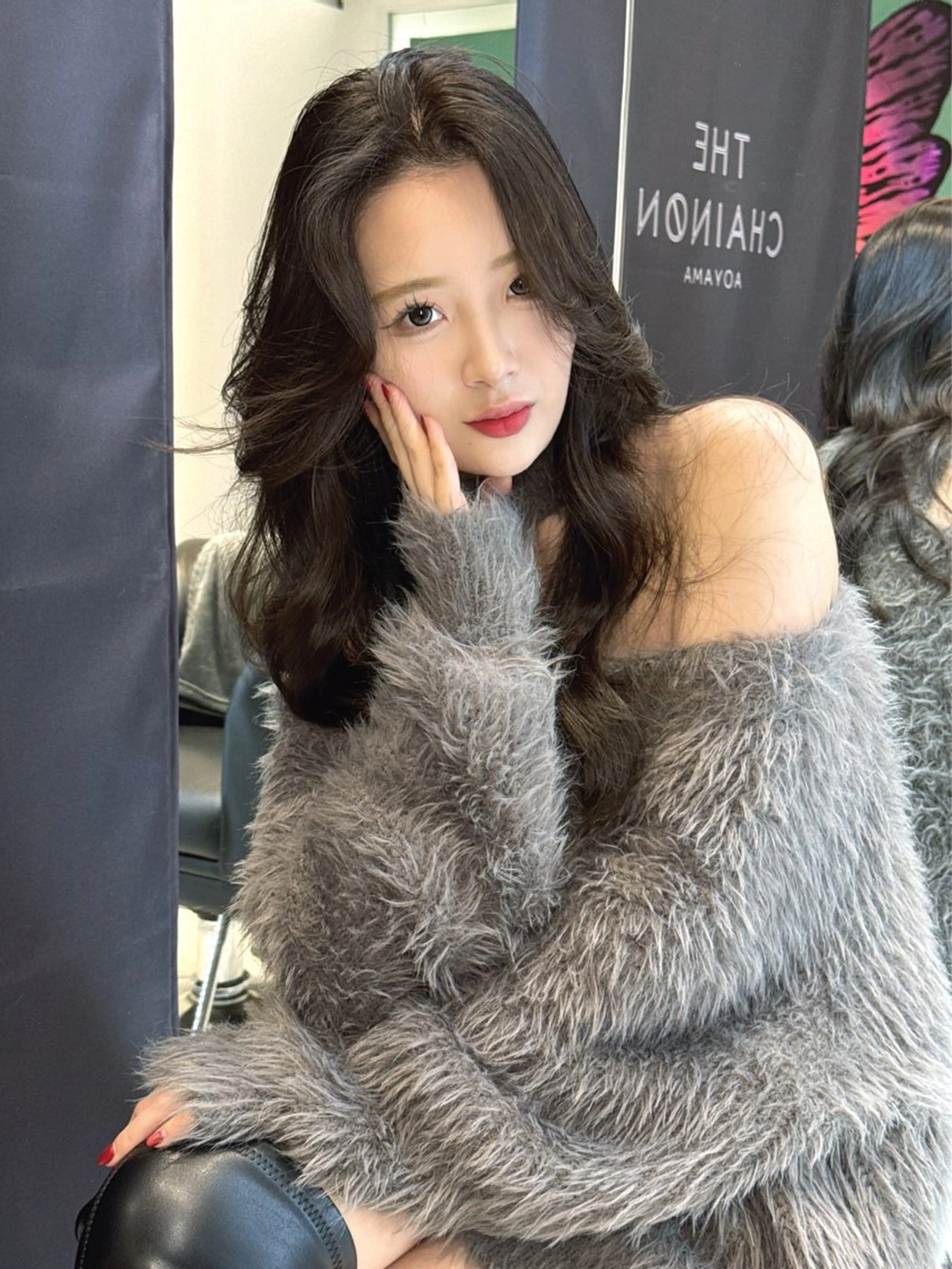 ロング 🇨🇳ワンホンヘア 下田鉄也のヘアスタイル