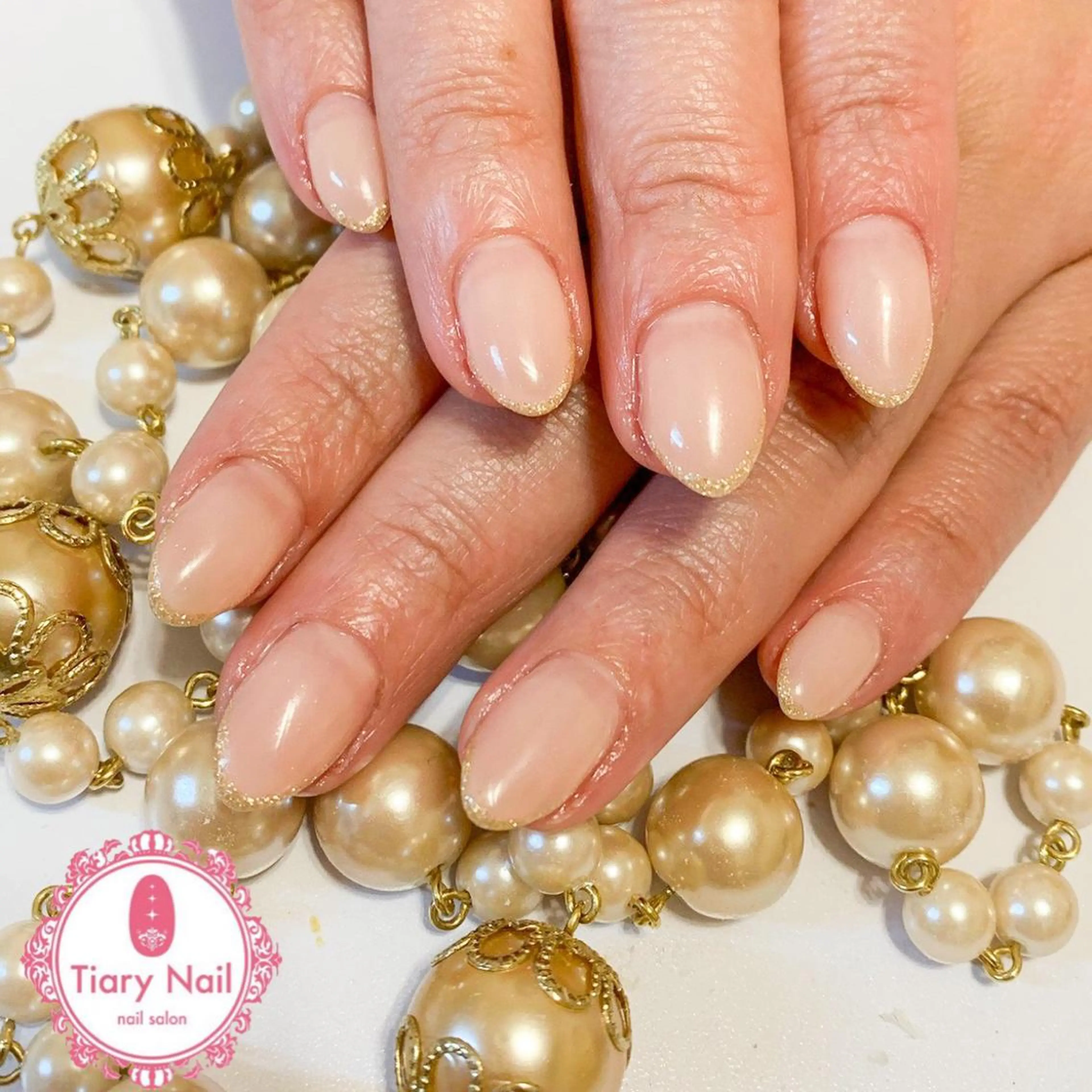 ネイル 桜ネイル クリアネイル フットネイル ジェルネイル キラキラネイル 💗🪽Tiary Nail🪽💗のネイルデザイン