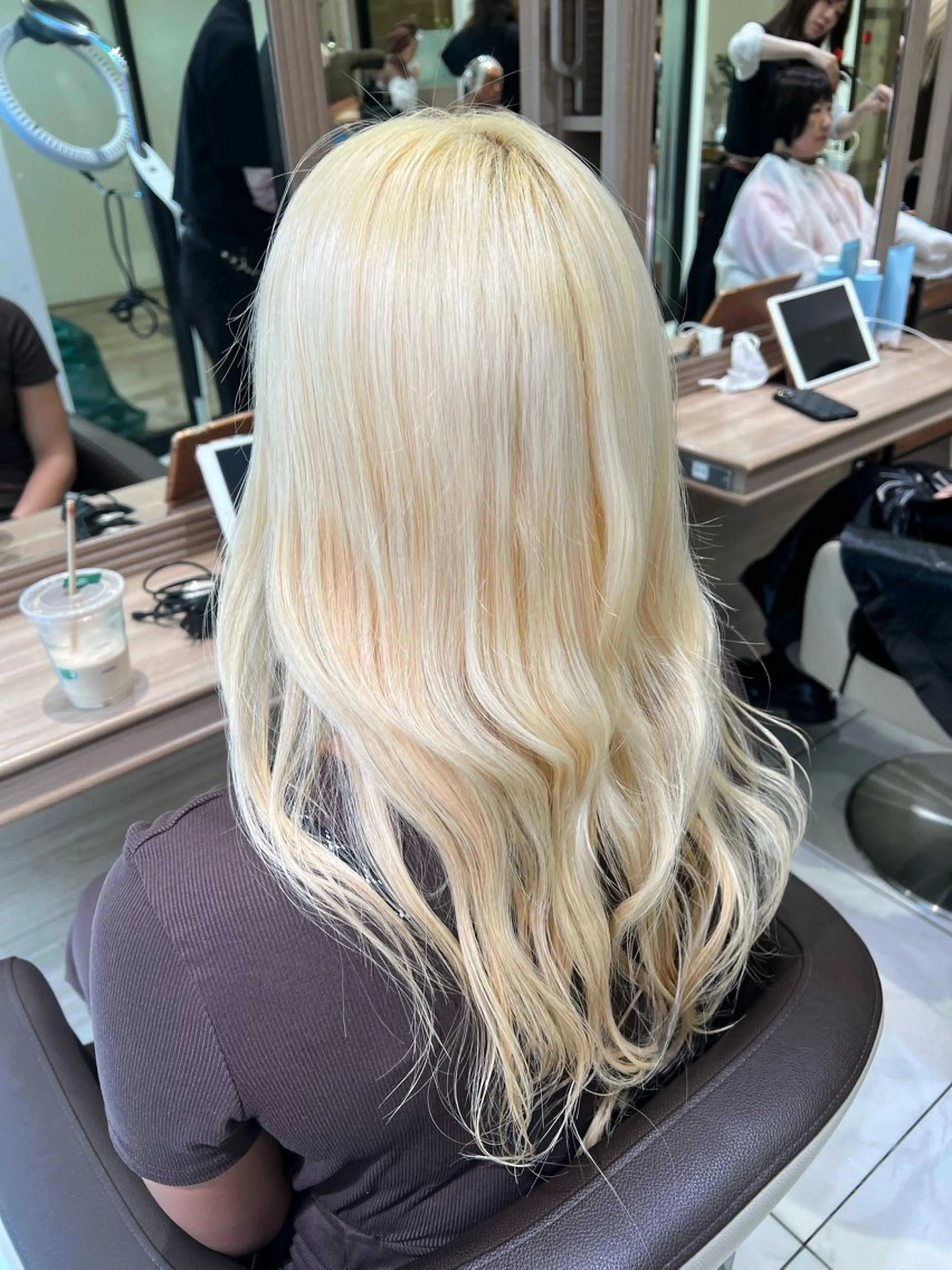 ロング カラー ハイトーン/デザイン 💎ryuyaのヘアスタイル