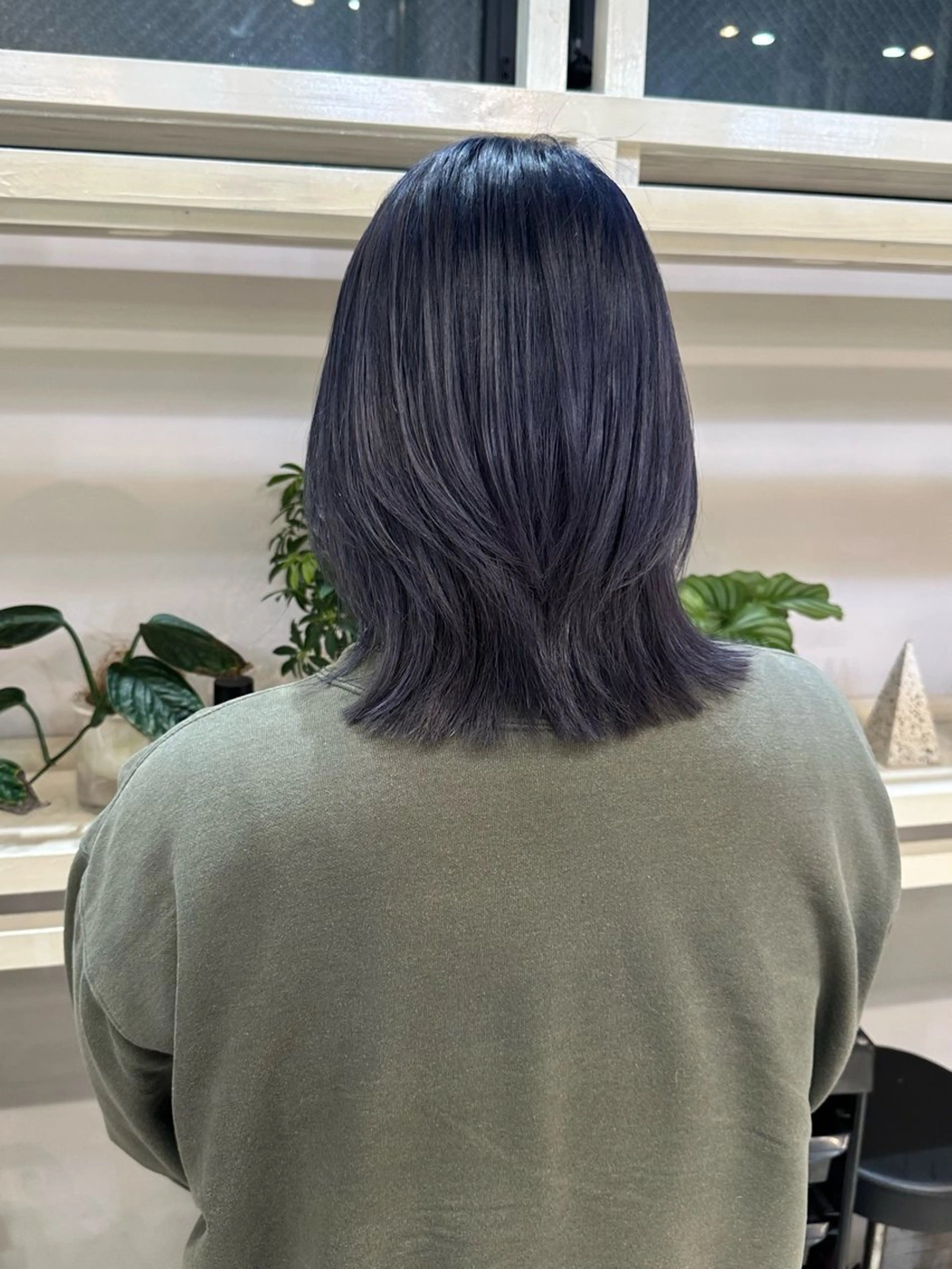 ミディアム カラー カット ヘアカラー トリートメント 透明感カラー/ボブ /佐藤伶のヘアスタイル