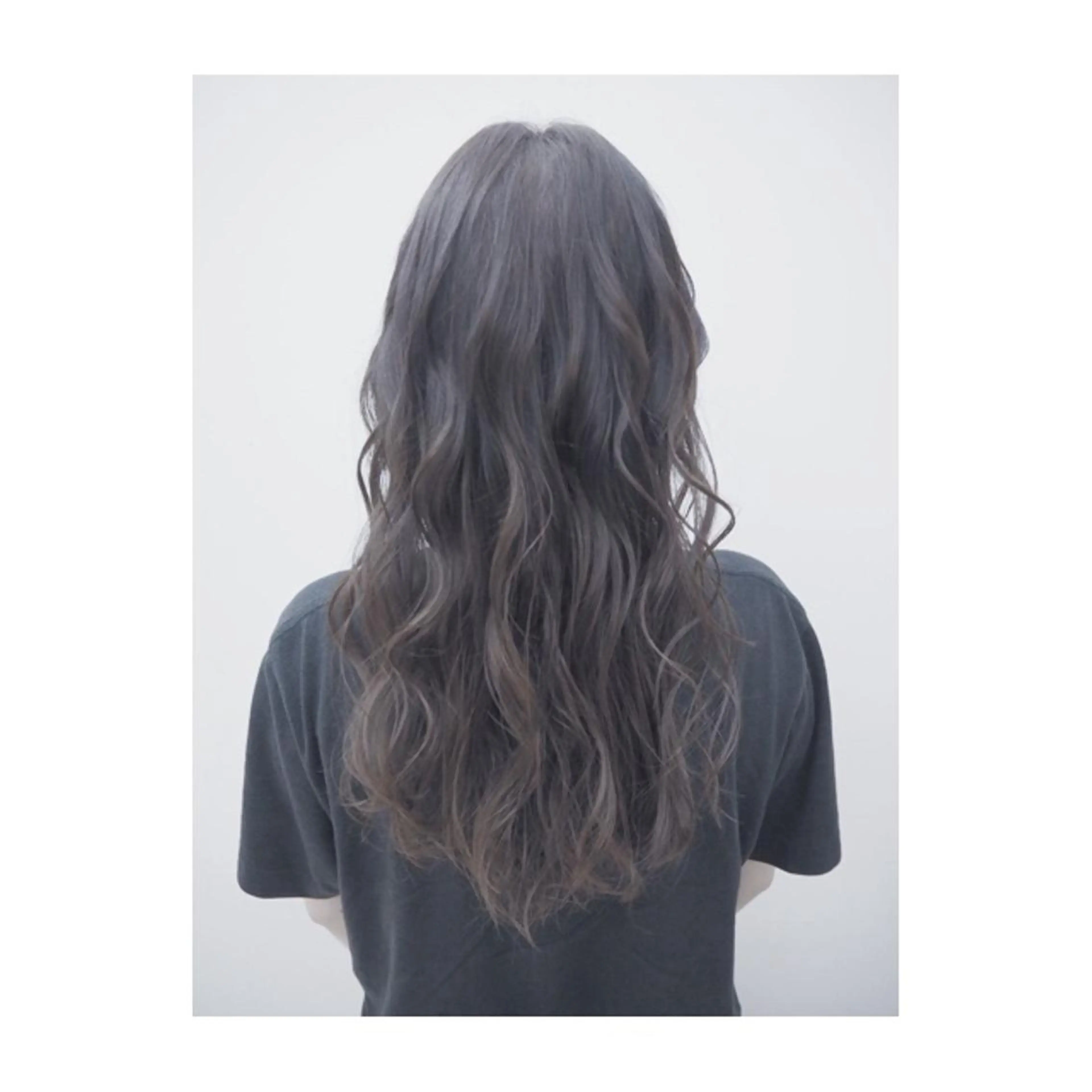 ロング カラー 永岡 鉄平のヘアスタイル