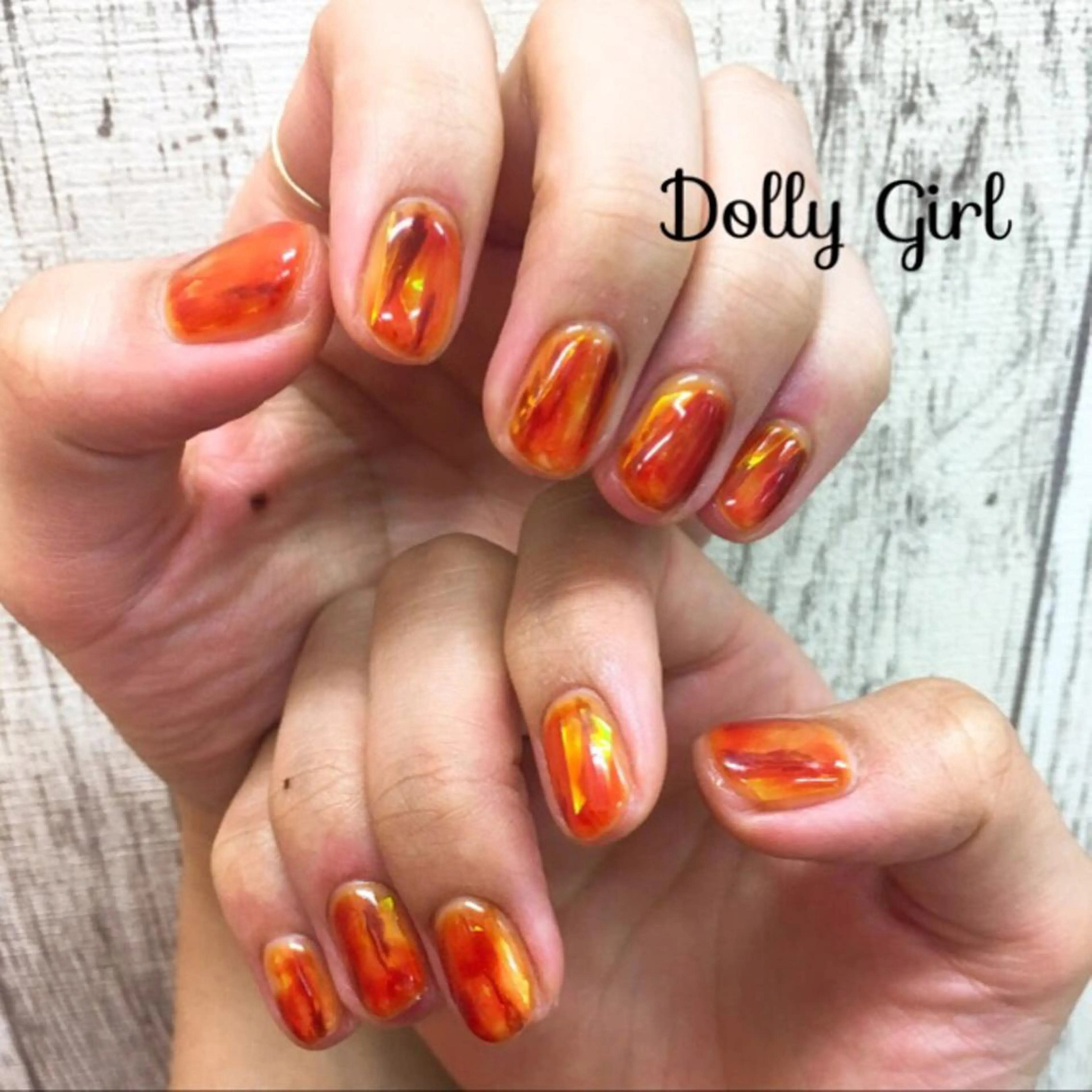 ネイル ニュアンスネイル 個室ネイルサロンDolly  Girl〜ドーリーガール〜所属・DollyGirl KYOKOのネイルデザイン