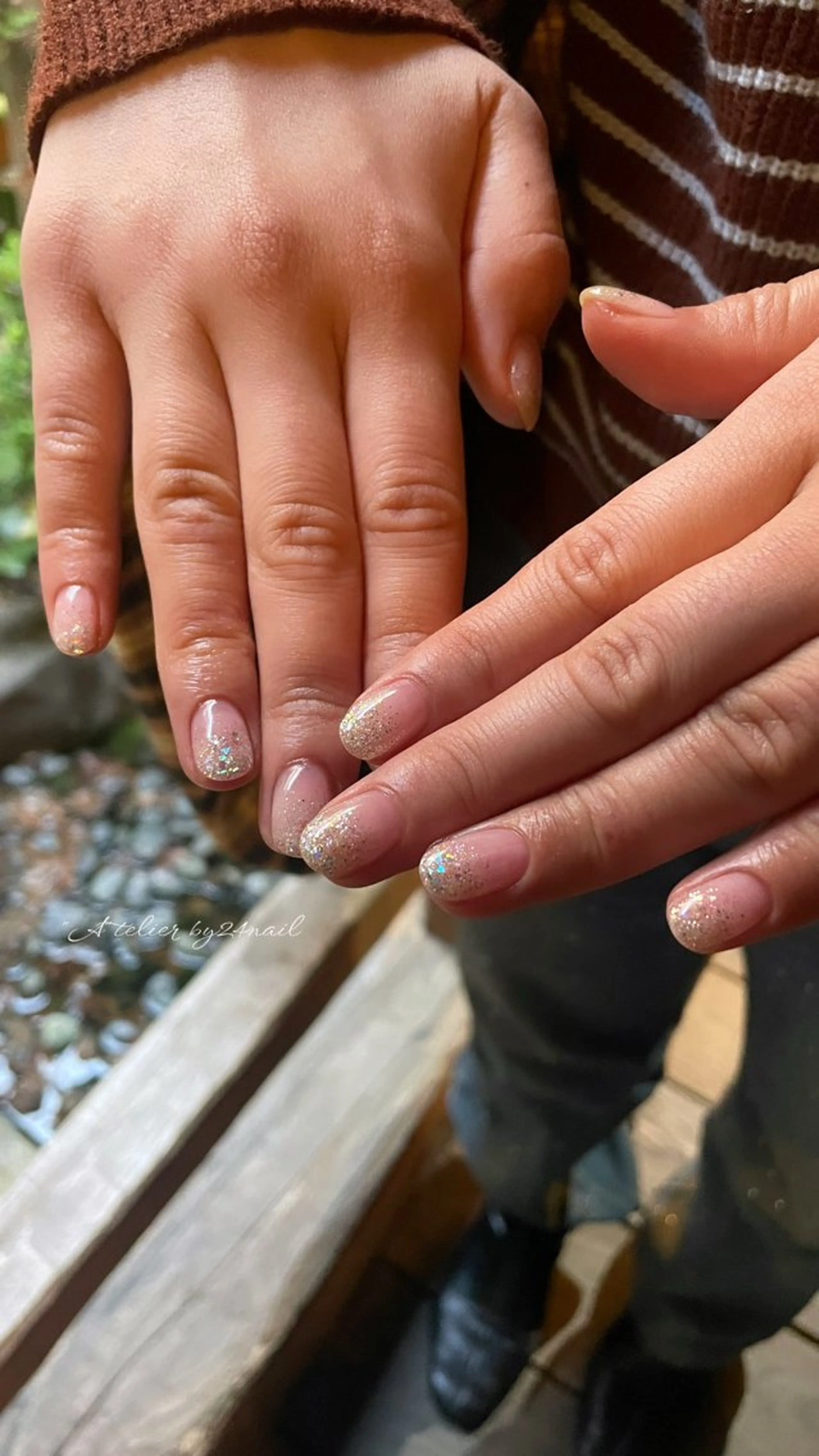 【キャンペーン🉐】ラメグラデーション/オフ無の写真