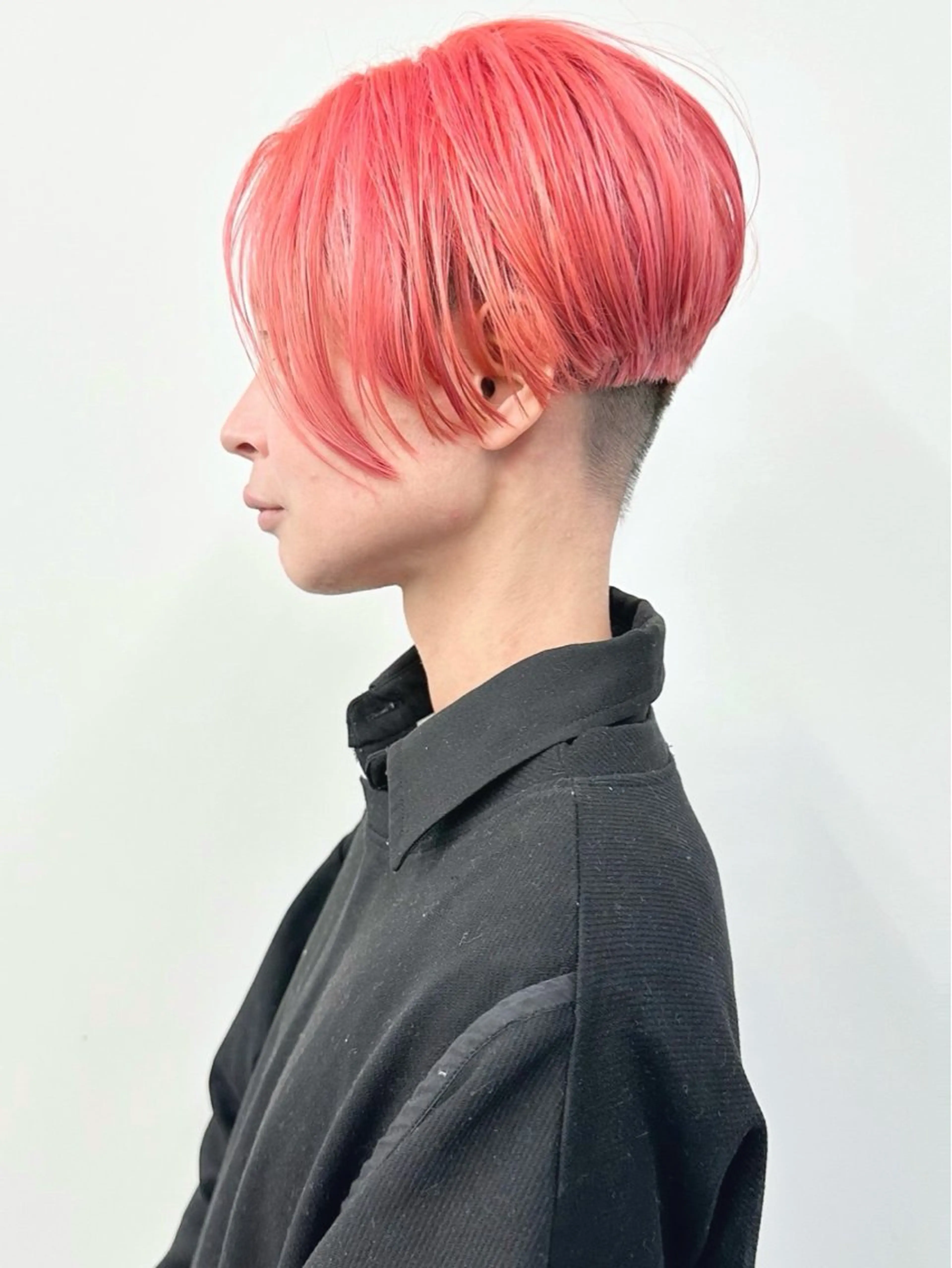 ショート カラー ヘアカラー トリートメント 小顔ボブ/お悩み解決 /ボブパーマ/とういのヘアスタイル