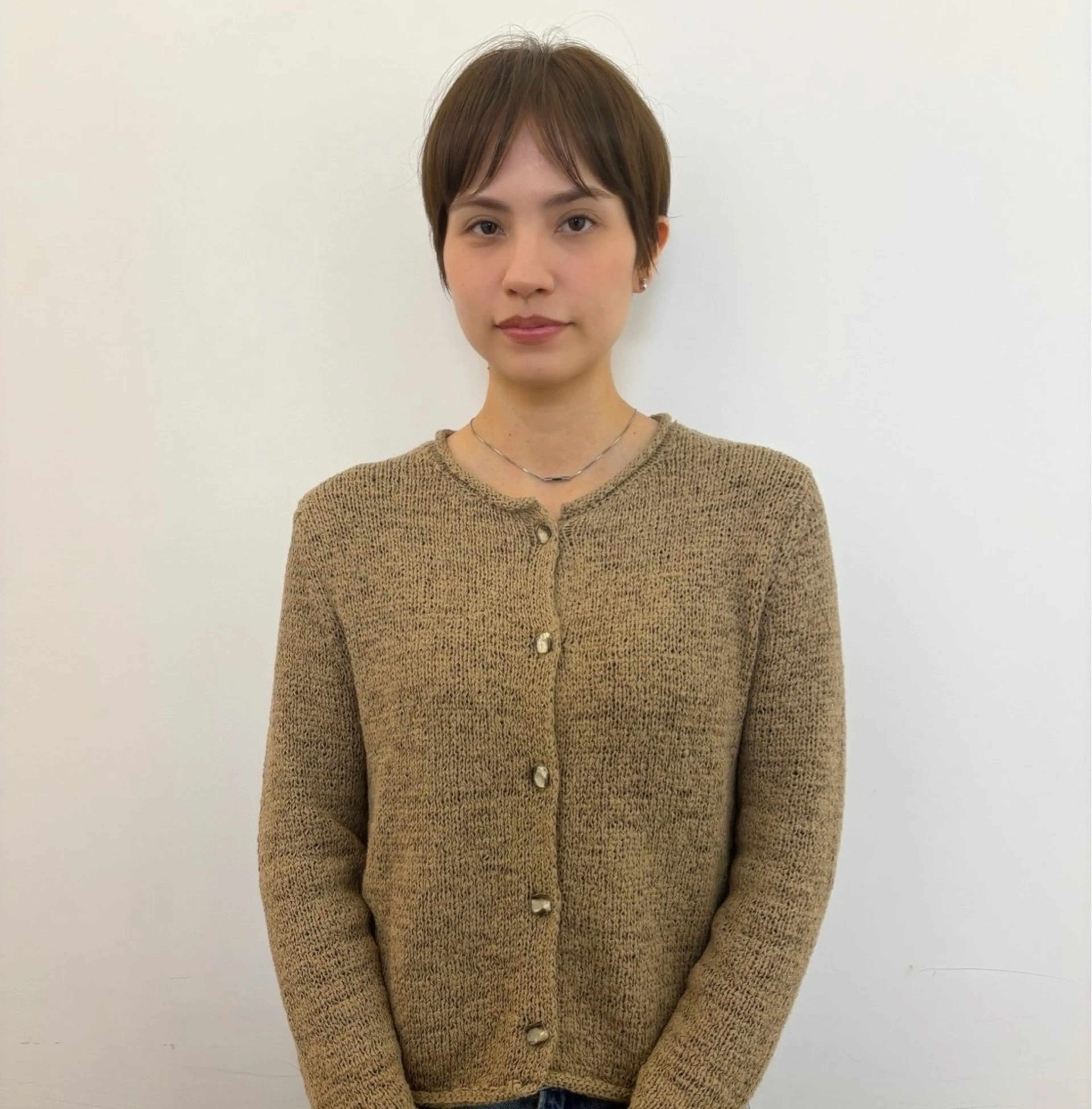 ショート カラー オリーブカラー ショートヘア カット ヘアカラー rougy所属・ベリーショート/ パーマ/shioriのヘアスタイル